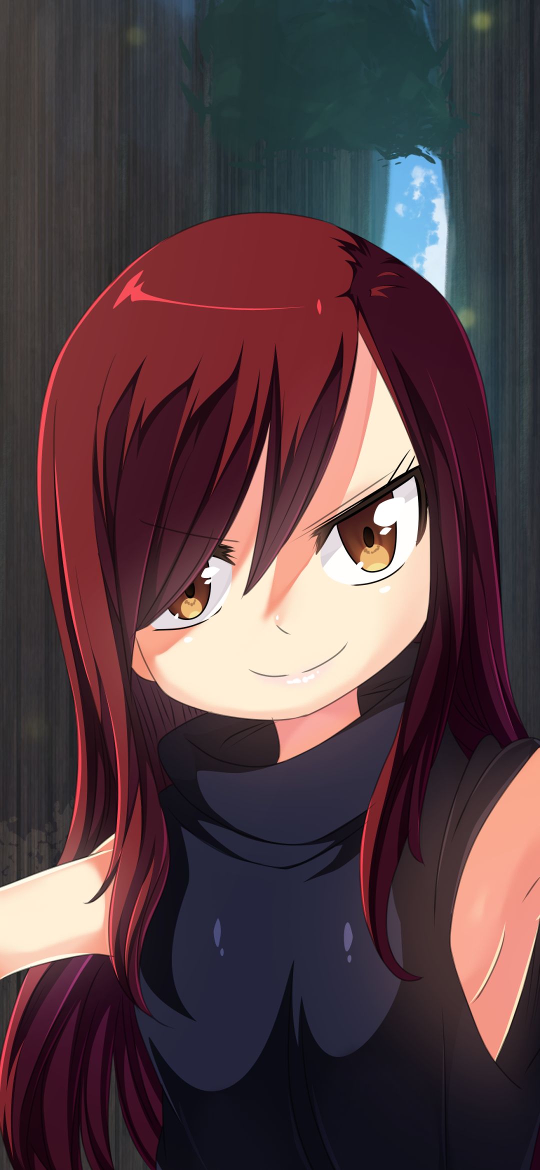 Handy-Wallpaper Animes, Fairy Tail, Erza Scarlet kostenlos herunterladen.