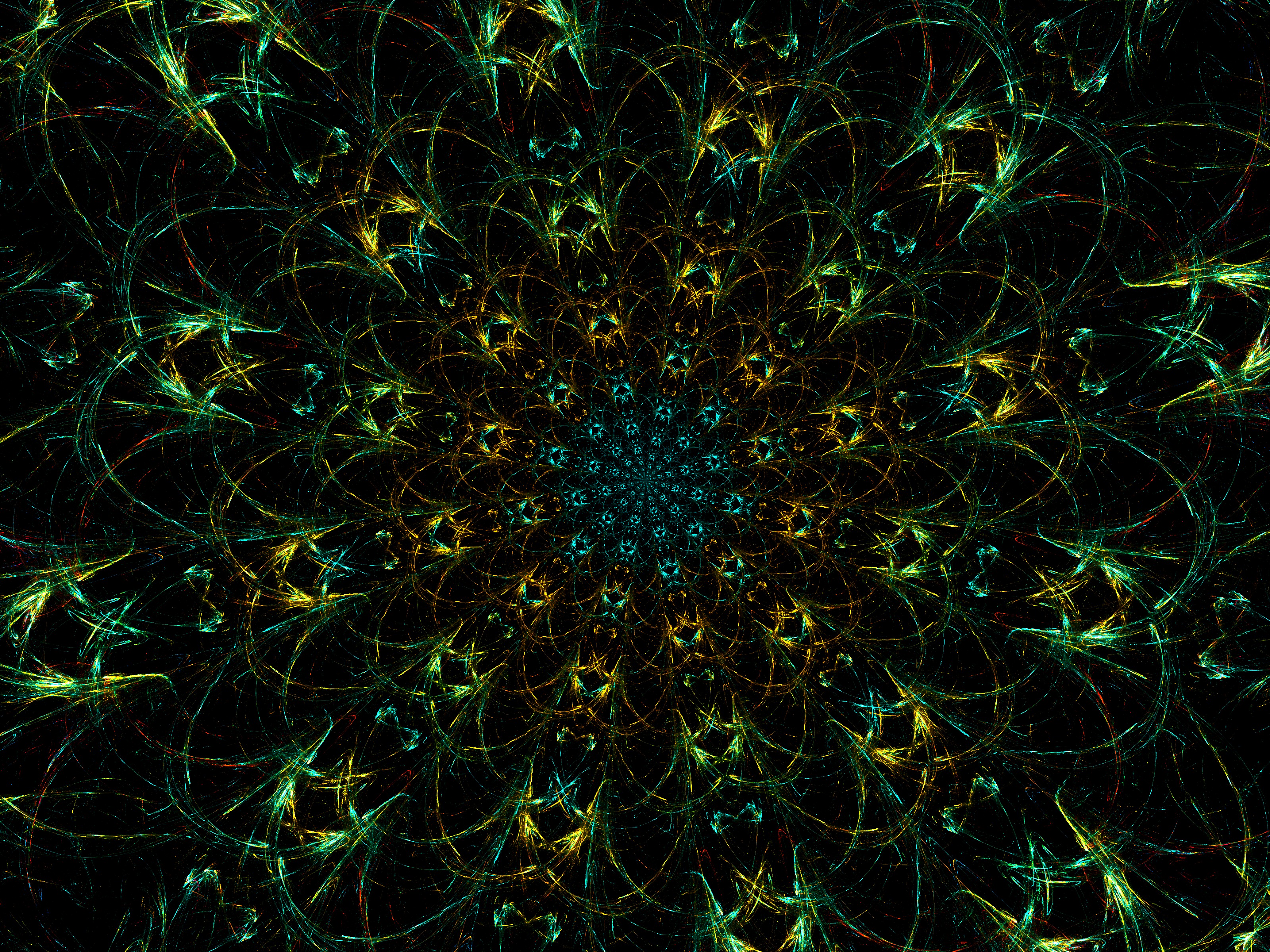 abstract, pattern, fractal, perspective, prospect, kaleidoscope 4K