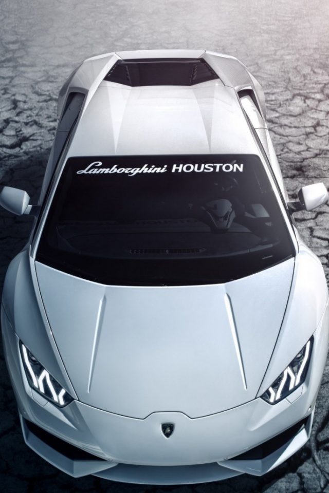 Скачати мобільні шпалери Ламборджіні, Транспортні Засоби, Білий Автомобіль, Lamborghini Huracán безкоштовно.