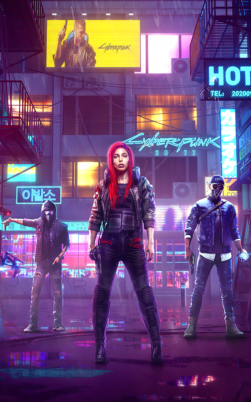 Handy-Wallpaper Futuristisch, Computerspiele, Cyberpunk 2077 kostenlos herunterladen.