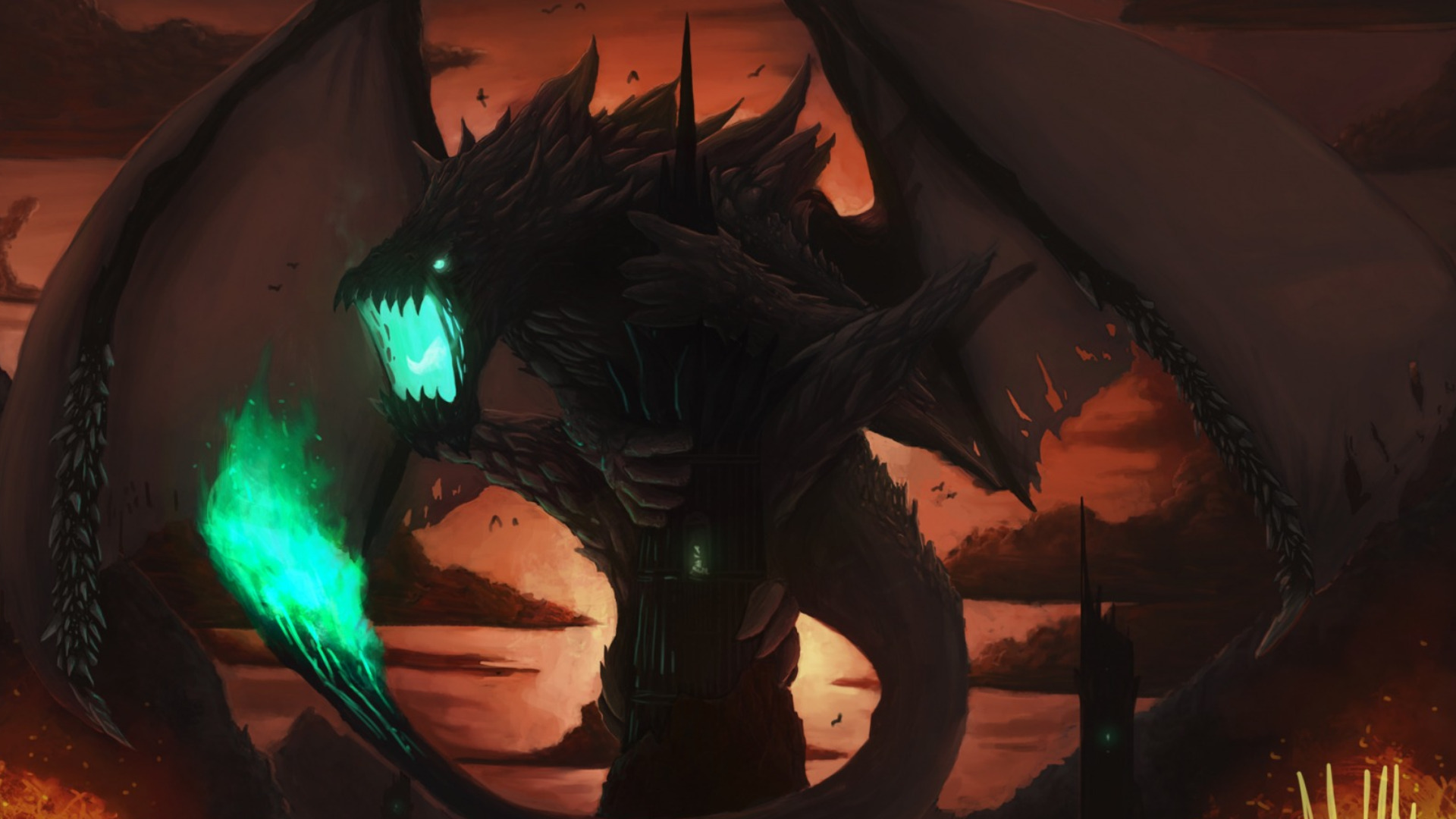 Free download wallpaper Fantasy, Dragon on your PC desktop