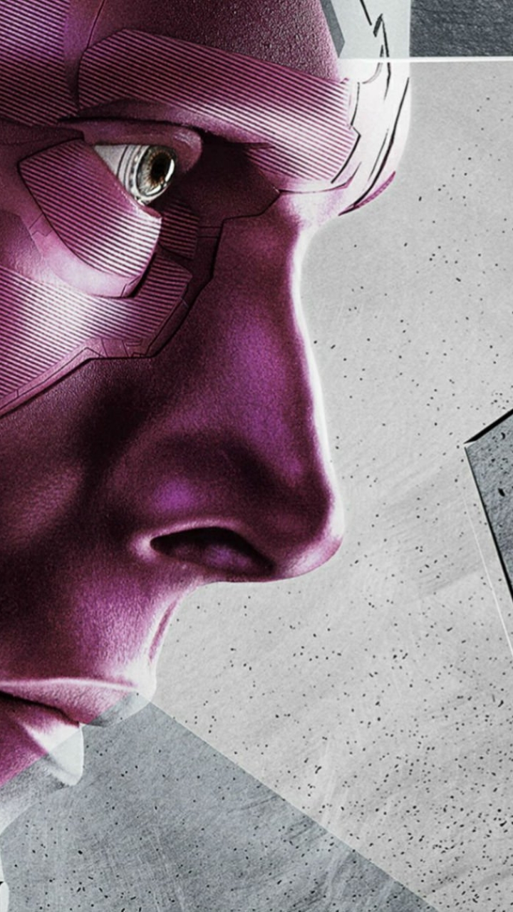 Download mobile wallpaper Paul Bettany, Captain America, Movie, Superhero, Vision (Marvel Comics), Captain America: Civil War for free.