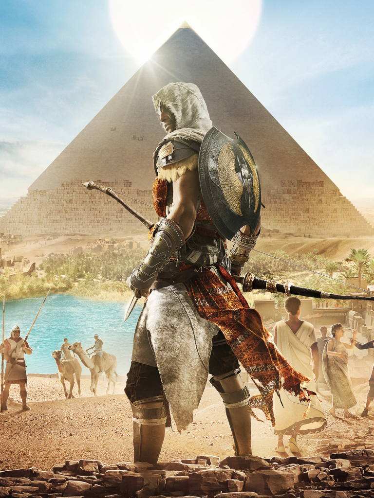 Téléchargez des papiers peints mobile Assassin's Creed, Jeux Vidéo, Assassin's Creed: Origins, Bayek De Siwa gratuitement.