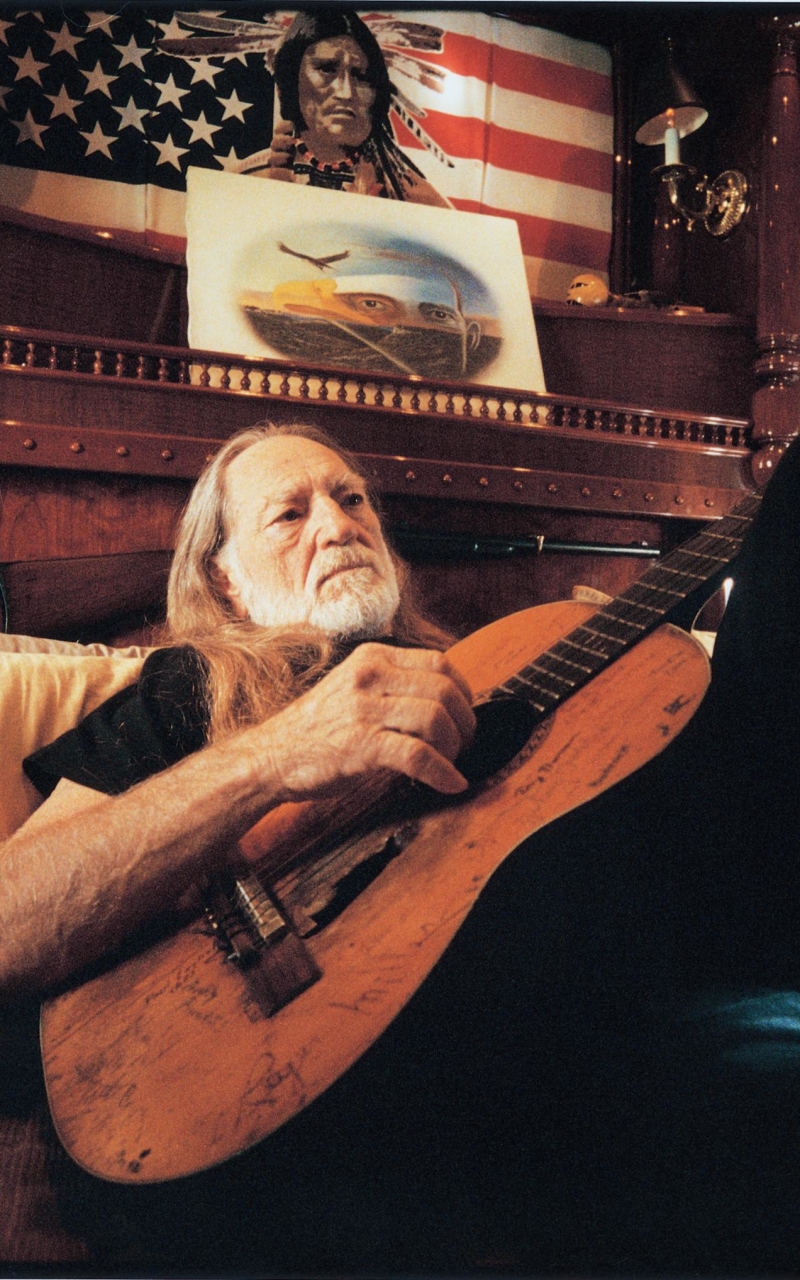 Download mobile wallpaper Music, Willie Nelson for free.