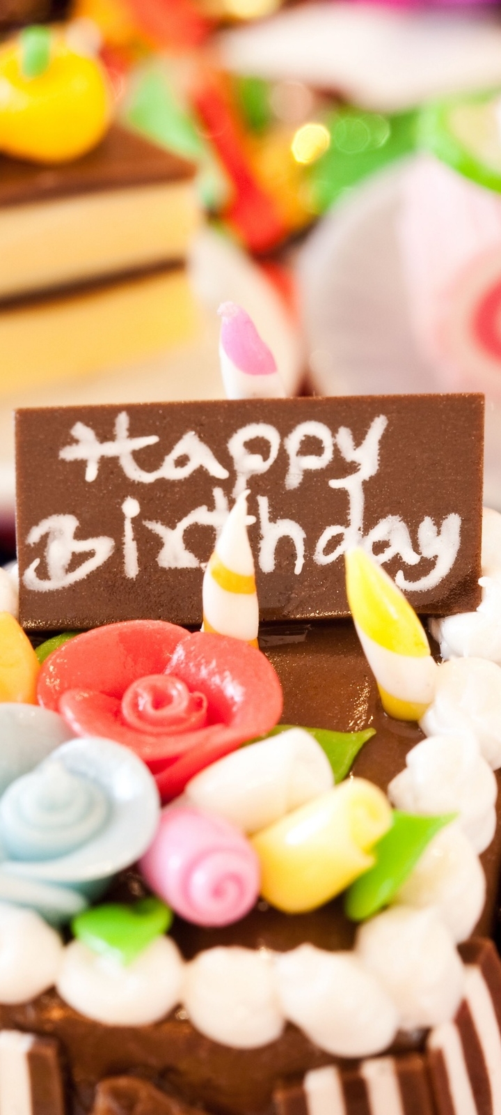 無料モバイル壁紙デザート, カラフル, お菓子, 砂糖, 誕生日, ホリデー, 誕生日おめでとうをダウンロードします。