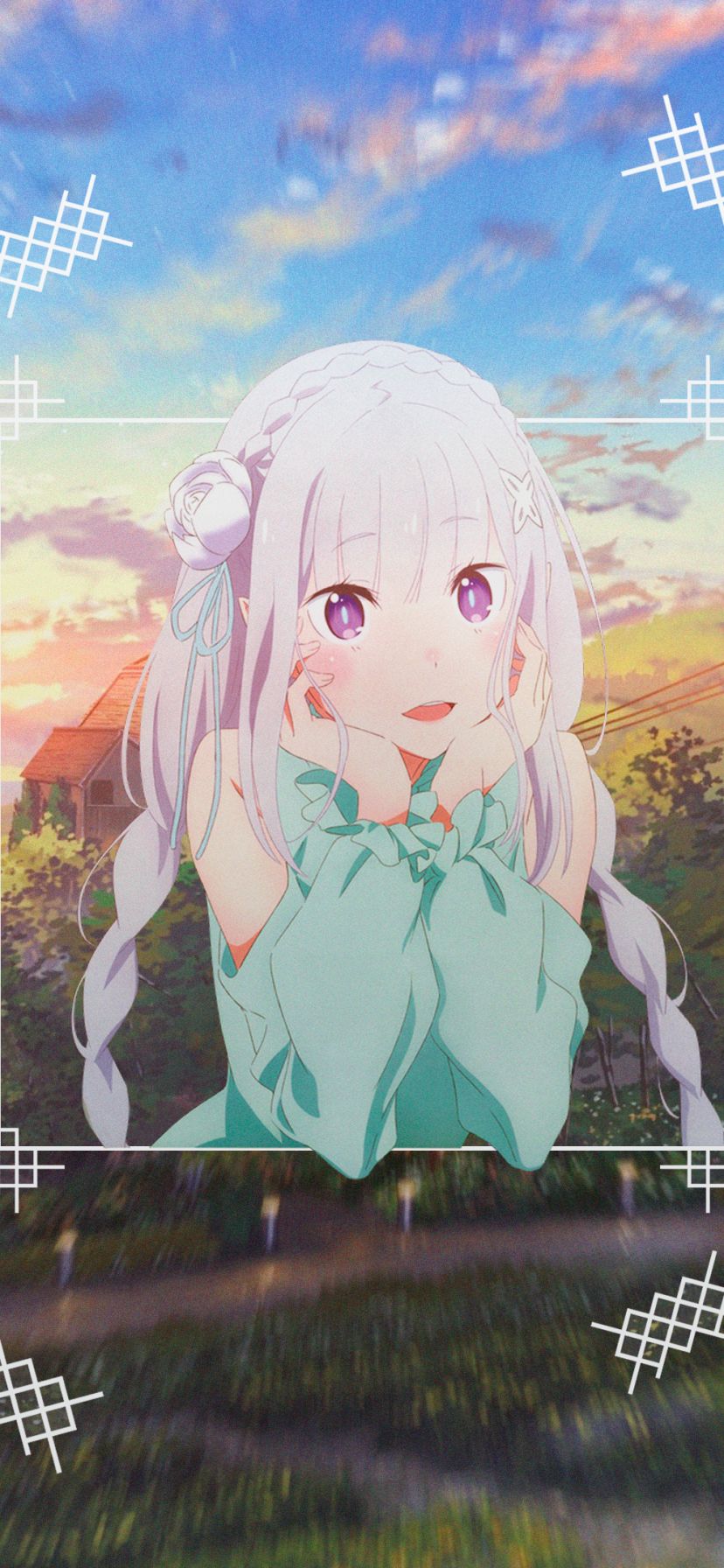 Handy-Wallpaper Animes, Emilia (Re: Zero), Re:zero Das Leben In Einer Anderen Welt Beginnen kostenlos herunterladen.