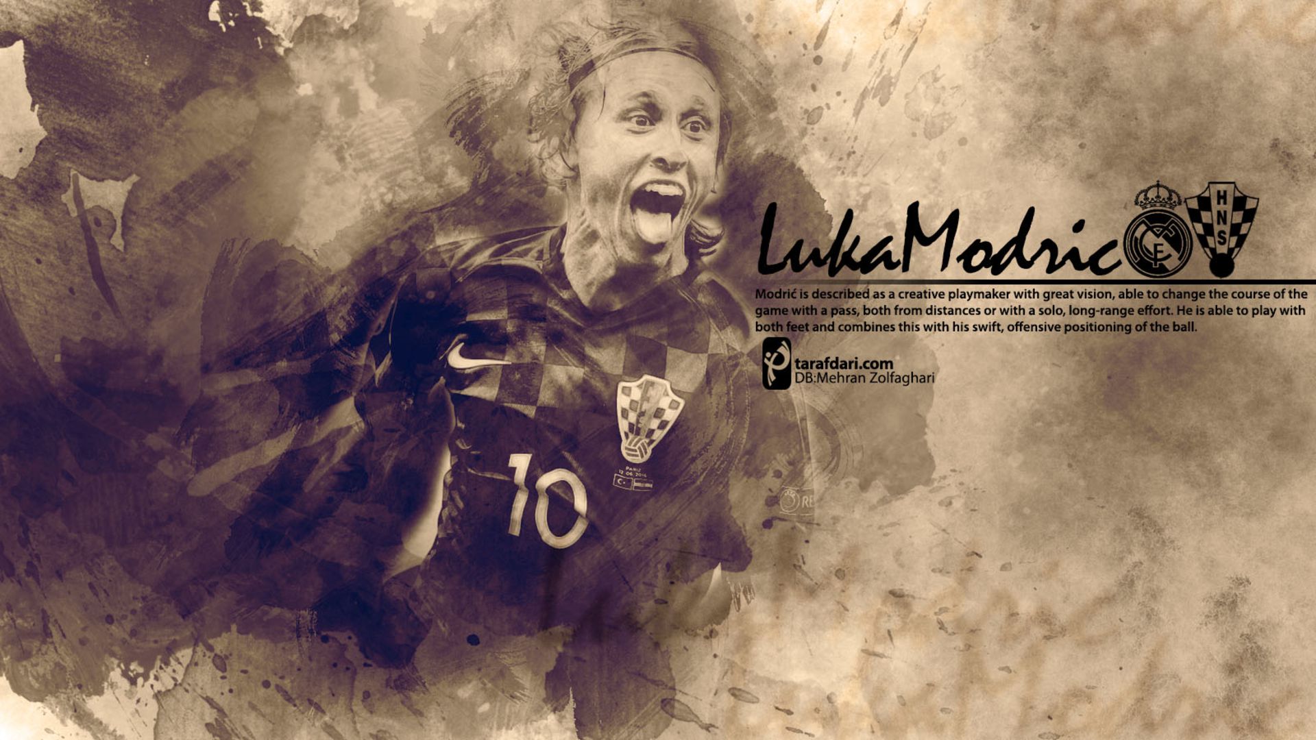 PCデスクトップにスポーツ, サッカー, レアル・マドリード C F, クロアチア語, ルカ・モドリッチ画像を無料でダウンロード