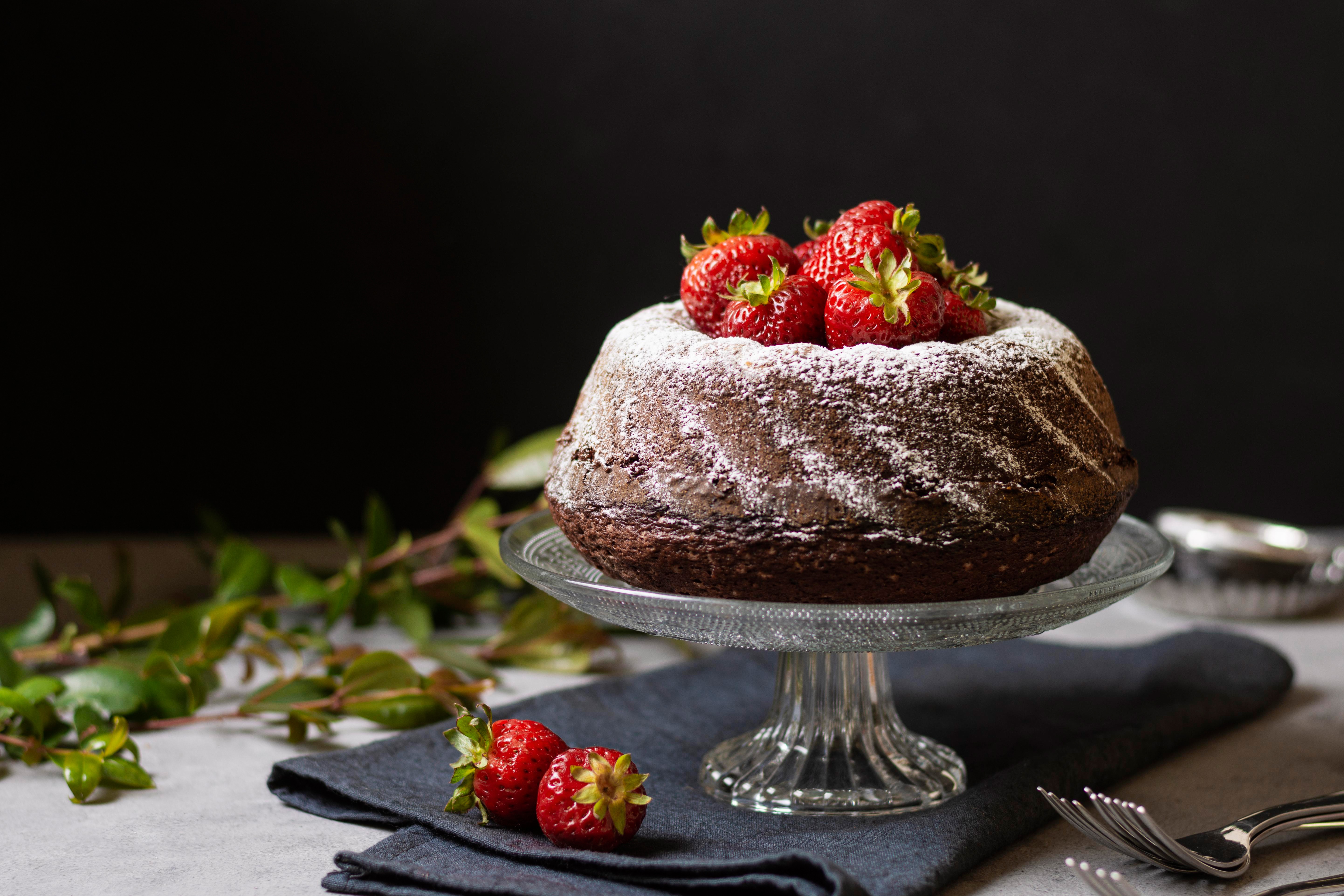 Laden Sie das Erdbeere, Dessert, Kuchen, Nahrungsmittel, Stillleben-Bild kostenlos auf Ihren PC-Desktop herunter