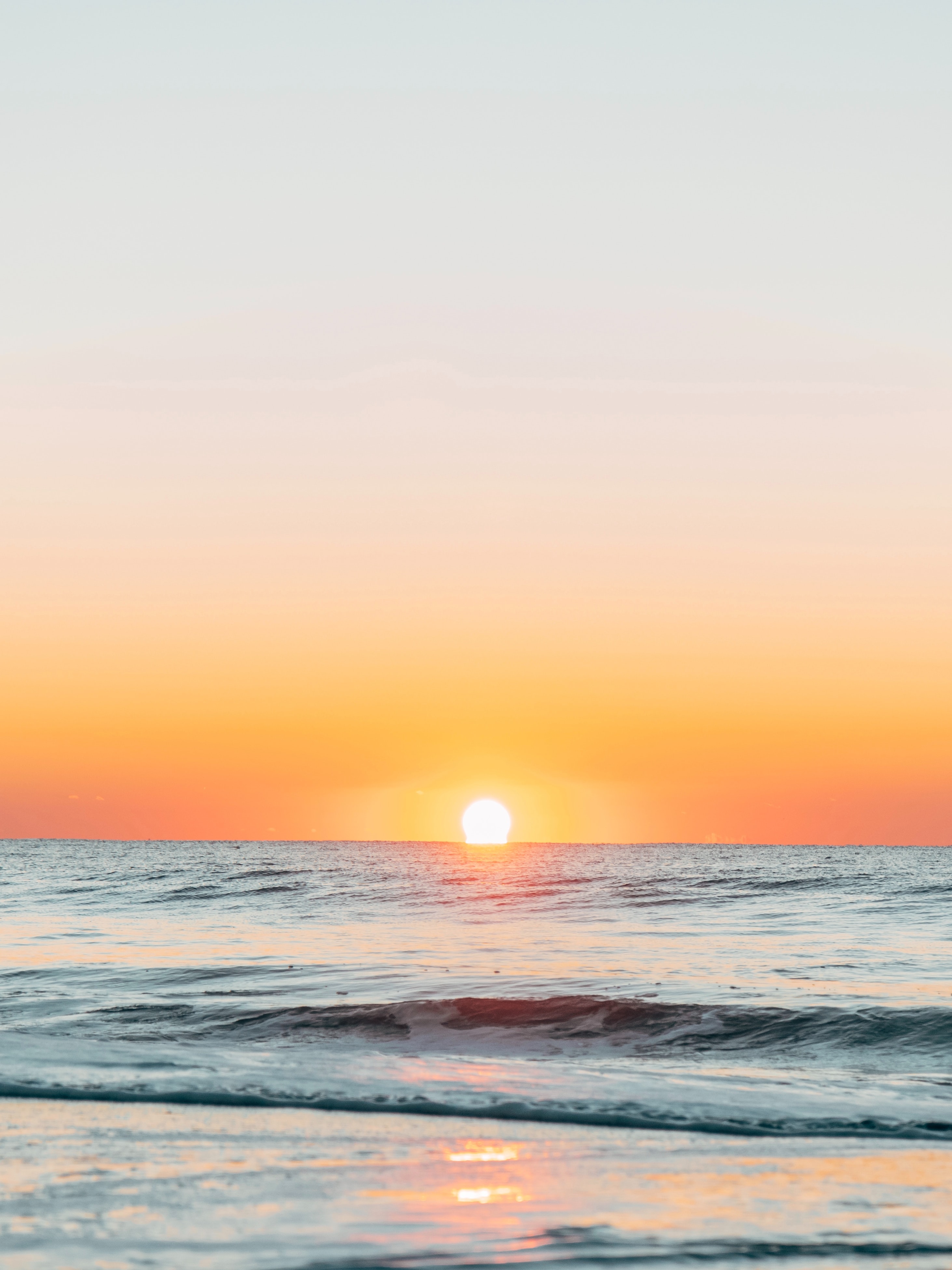 Free download wallpaper Sunset, Sky, Sea, Sun, Horizon, Nature on your PC desktop