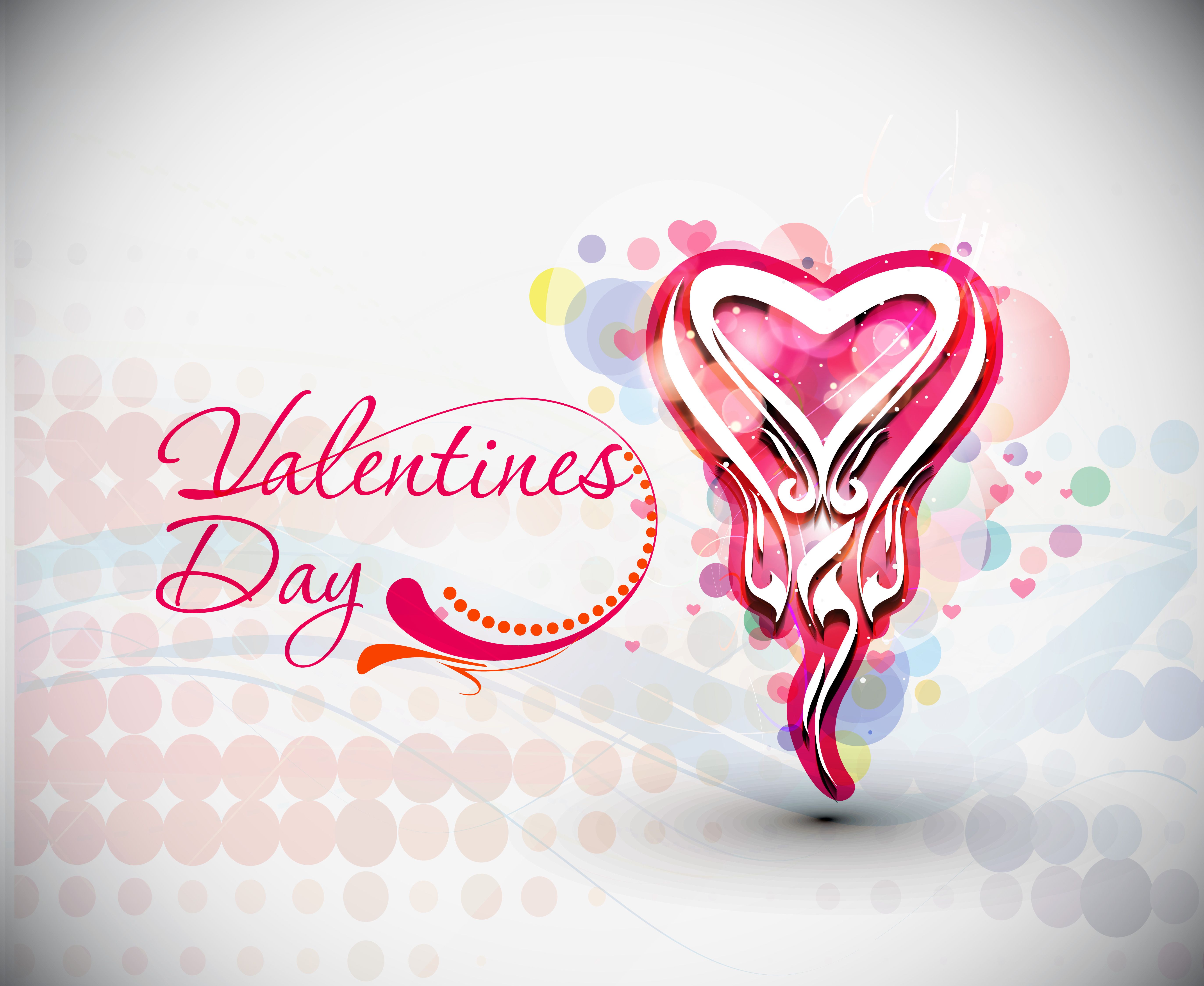 Download mobile wallpaper Valentine's Day, Holiday, Colorful, Heart for free.