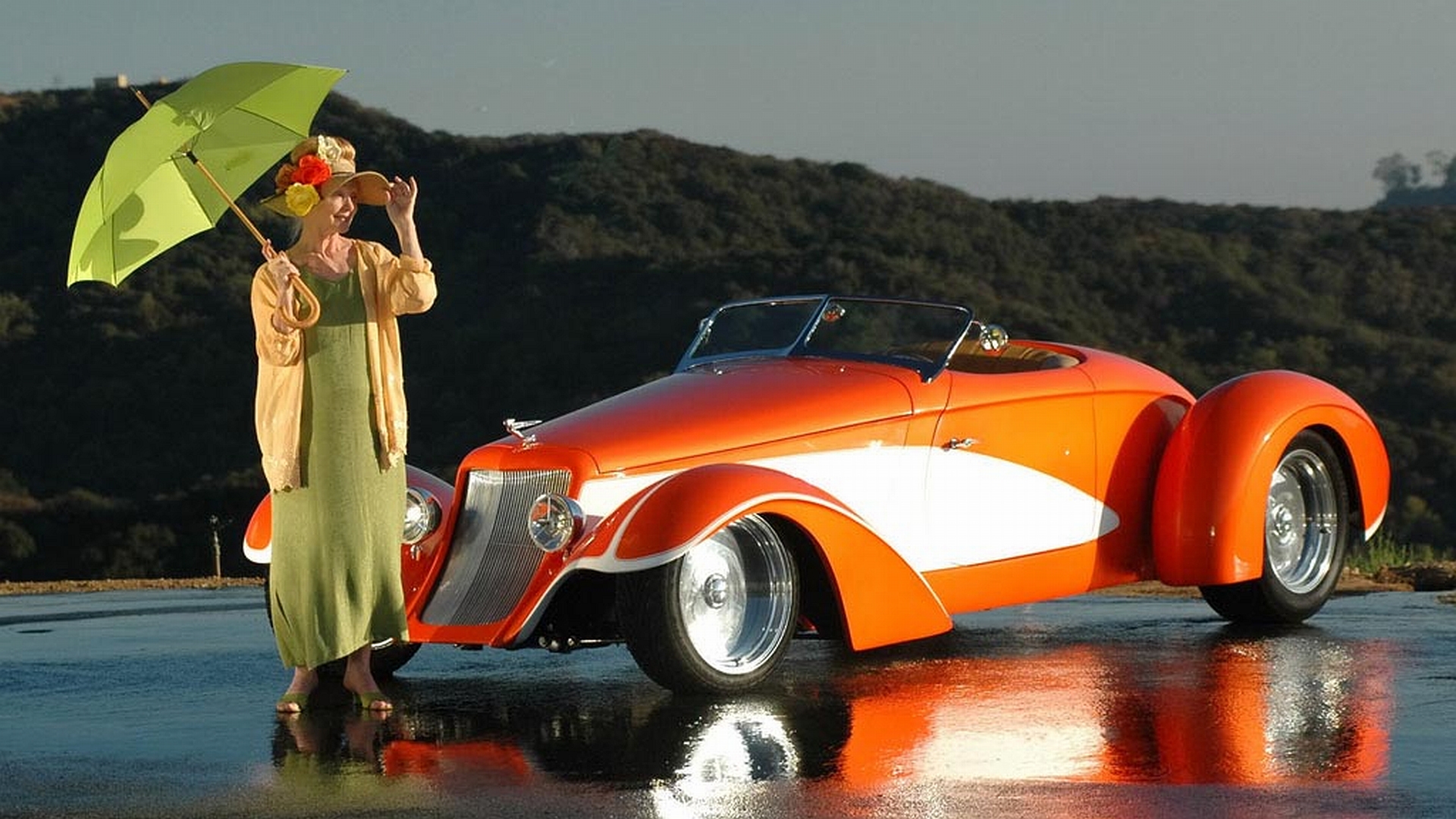 Laden Sie das Frauen, Mädchen & Autos, 2004 Deko Rides Boattail Speedster-Bild kostenlos auf Ihren PC-Desktop herunter