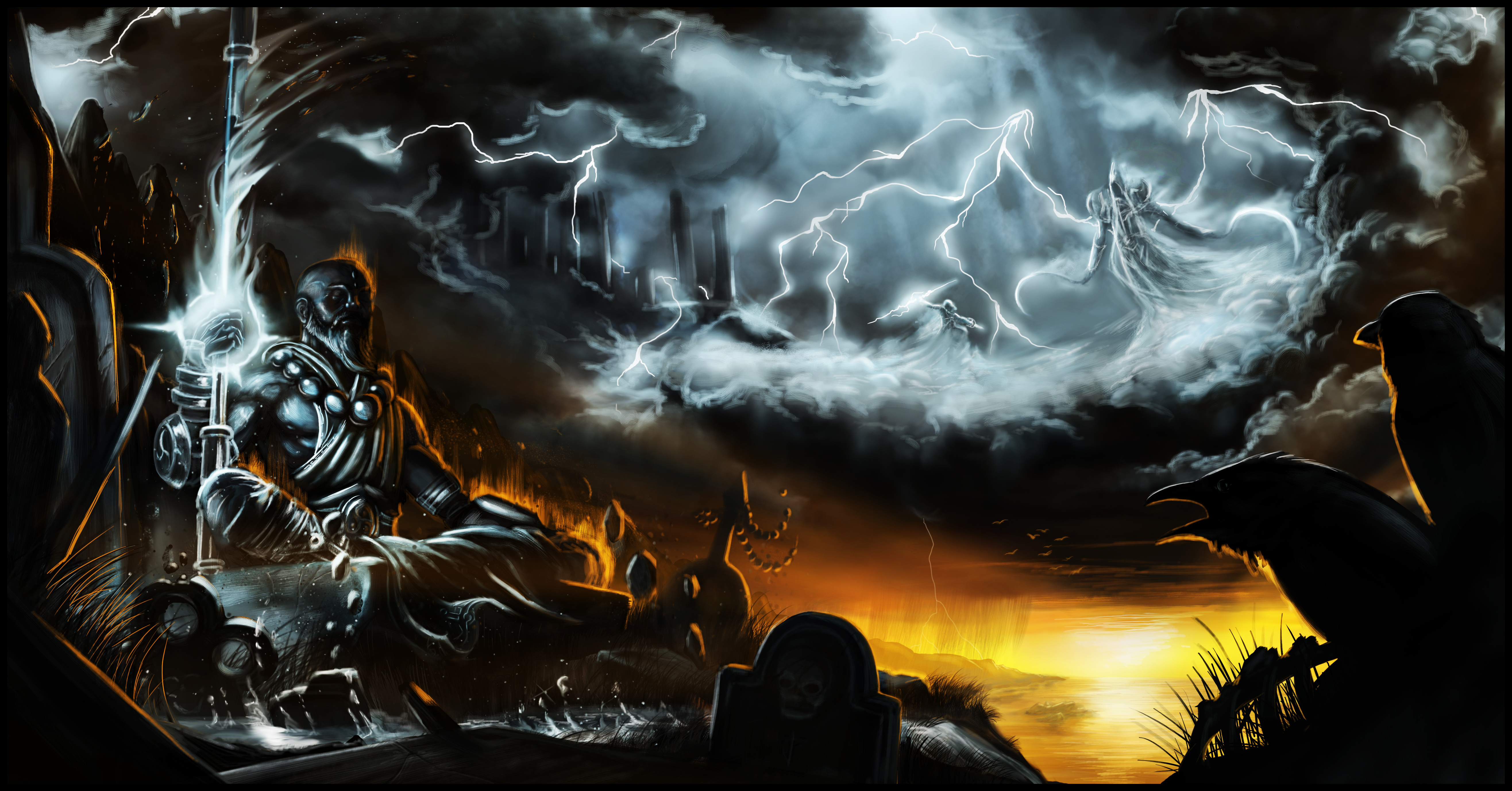 Baixar papel de parede para celular de Monge (Diablo Iii), Diablo Iii: Reaper Of Souls, Maltael (Diablo Iii), Diablo, Videogame gratuito.