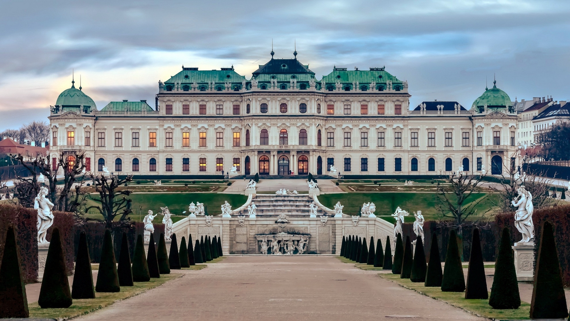 357120 завантажити шпалери створено людиною, бельведерський палац, австрія, палац, відень, палаци - заставки і картинки безкоштовно