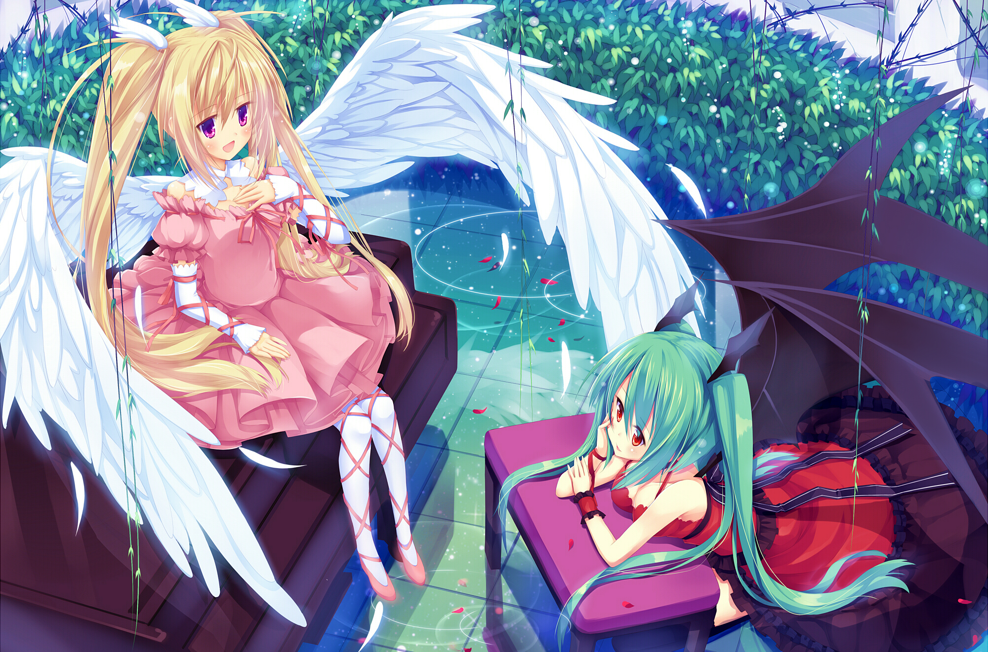 Free download wallpaper Anime, Angel on your PC desktop