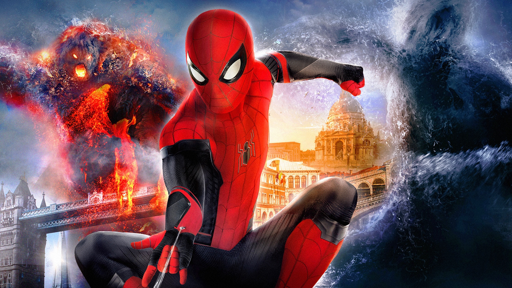 Laden Sie das Filme, Spider Man, Spider Man: Far From Home-Bild kostenlos auf Ihren PC-Desktop herunter