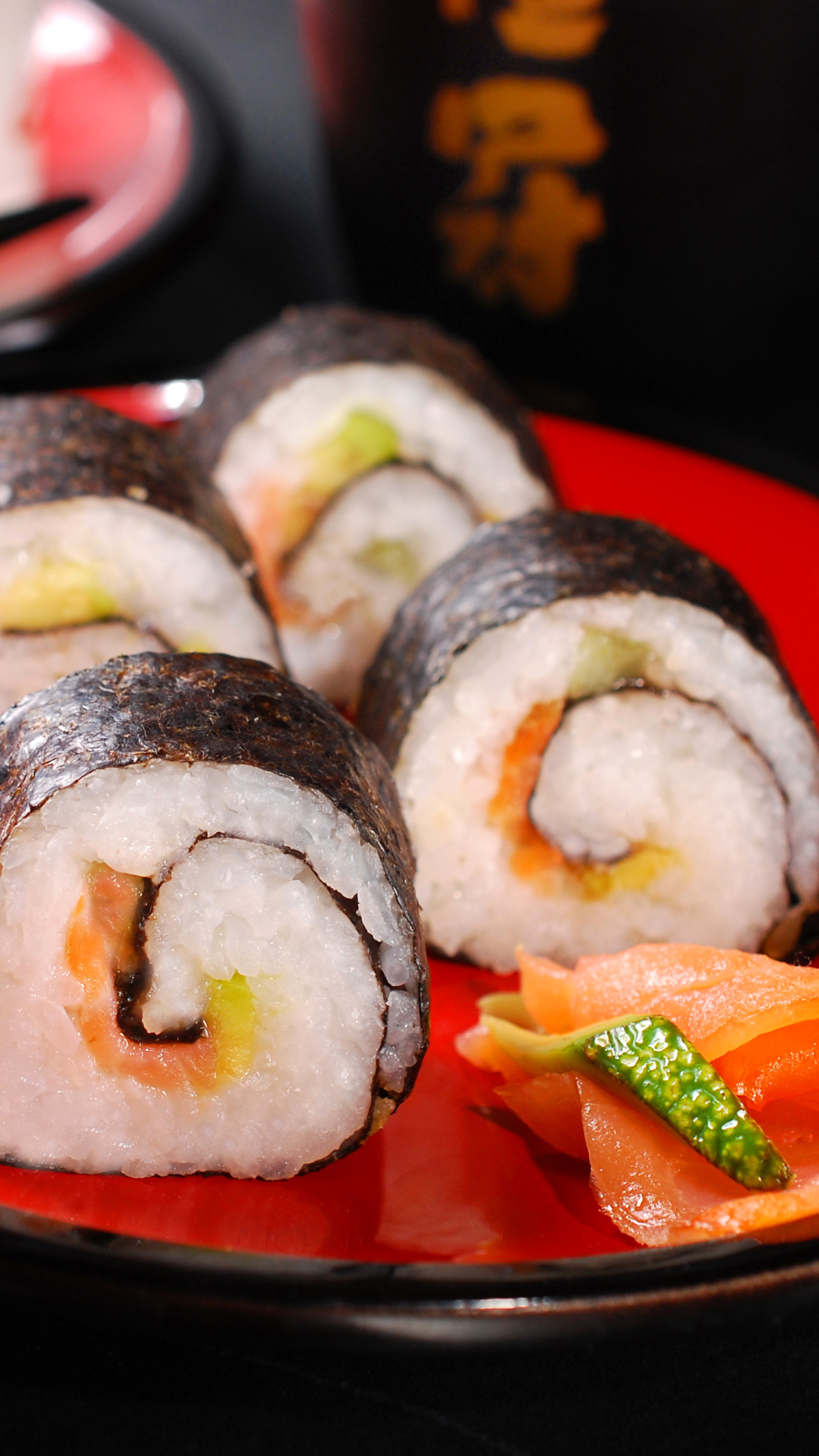 Download mobile wallpaper Food, Sushi, Fish, Seafood for free.