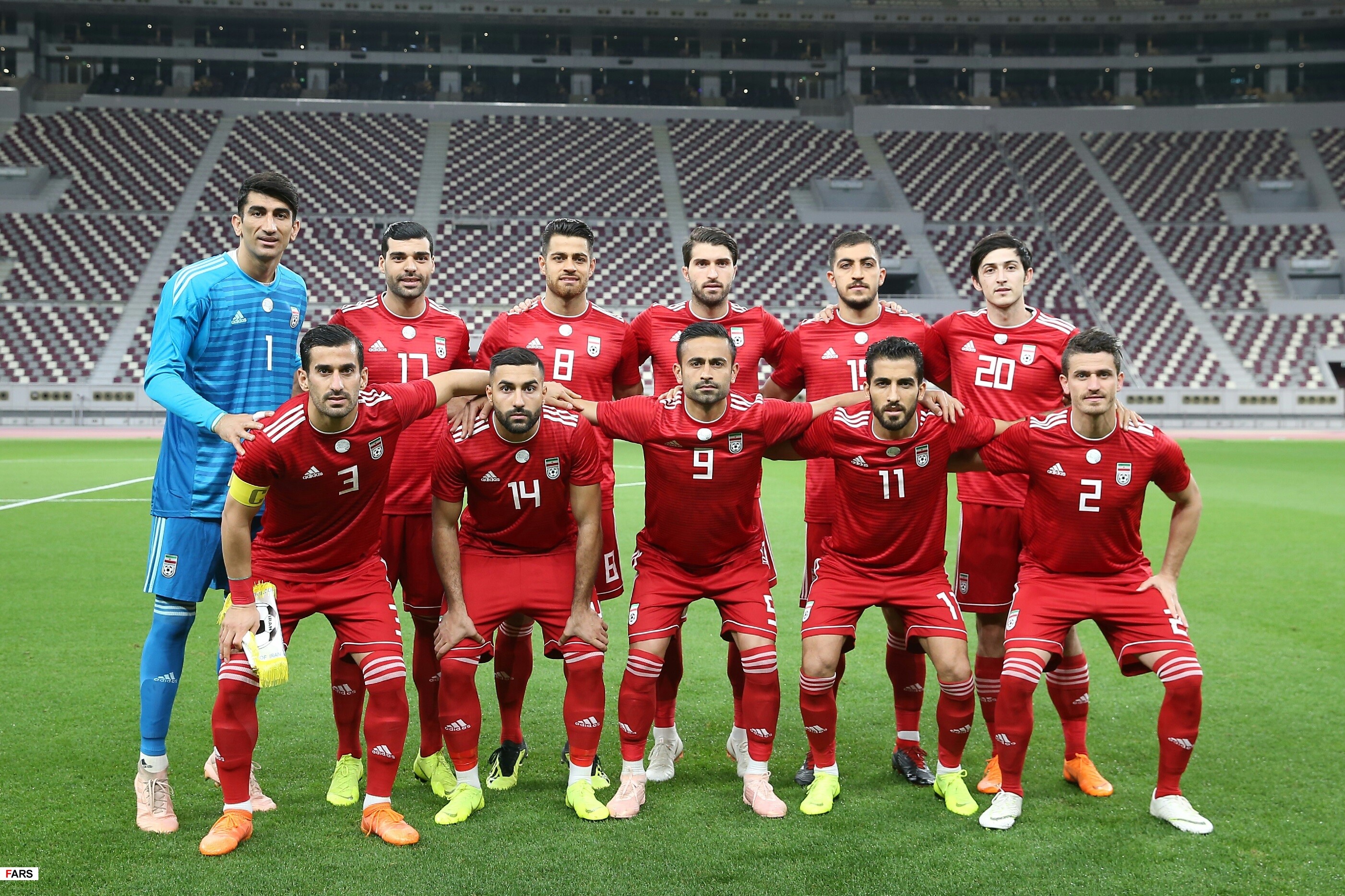 Скачать обои Сборная Ирана По Футболу на телефон бесплатно