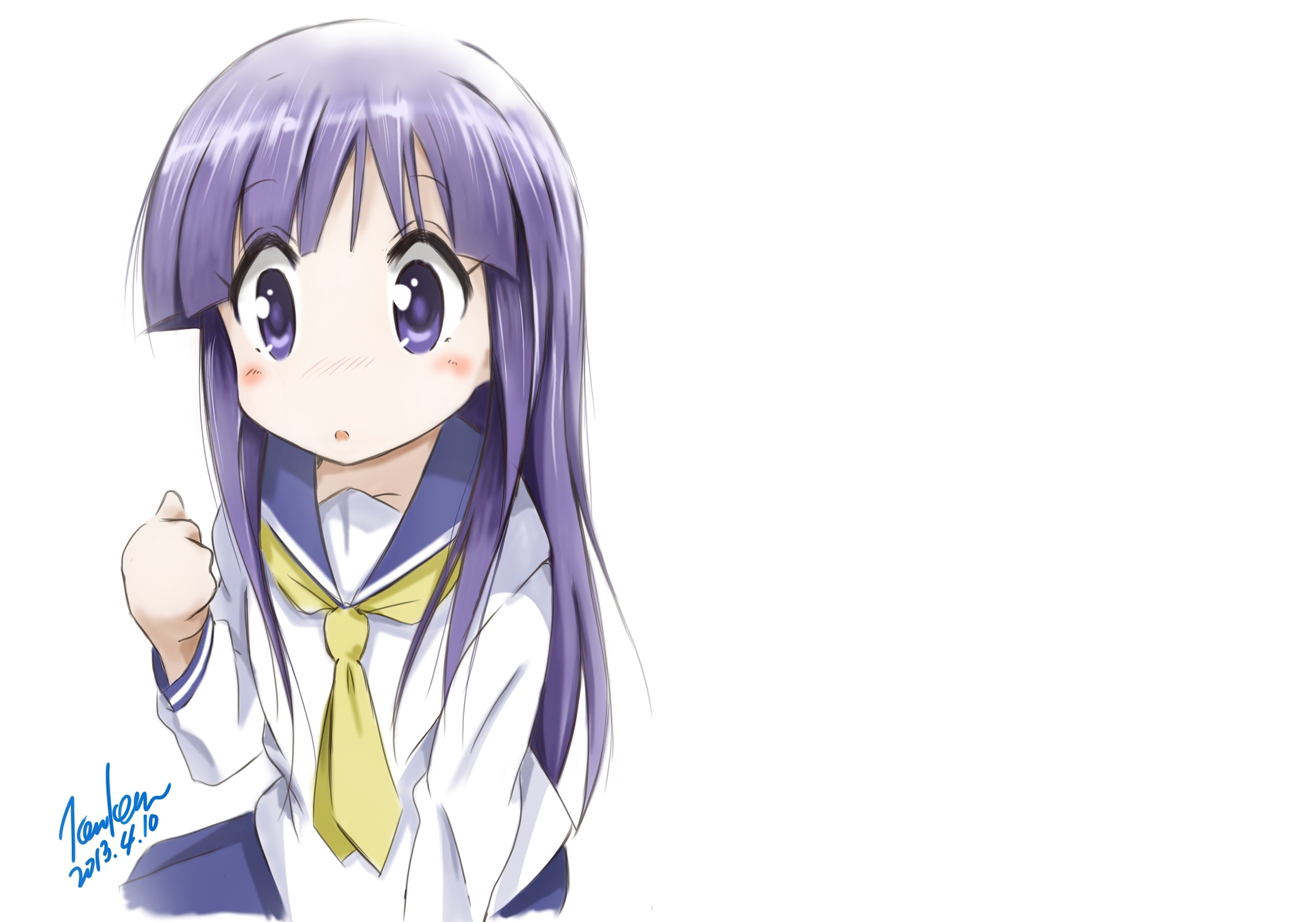 888093 Hintergrundbild herunterladen animes, yuyushiki, yukari hinata - Bildschirmschoner und Bilder kostenlos
