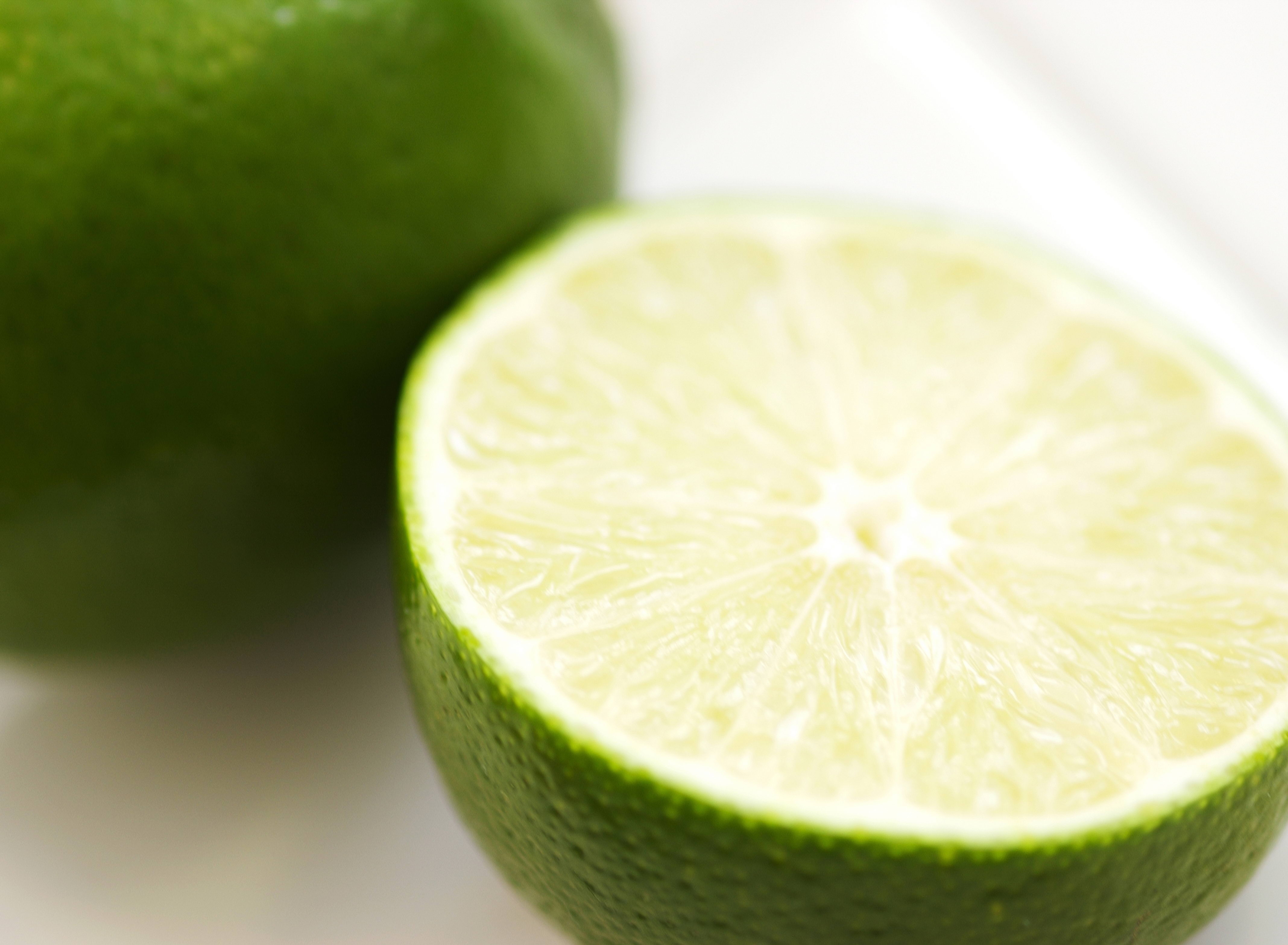 food, lime, macro, section, incision