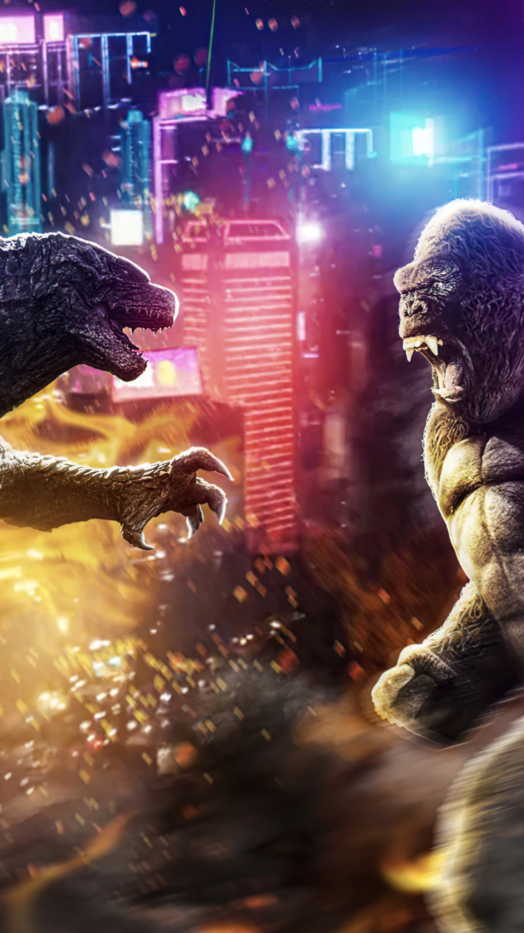 Téléchargez des papiers peints mobile King Kong, Film, Godzilla, Godzilla Vs Kong gratuitement.