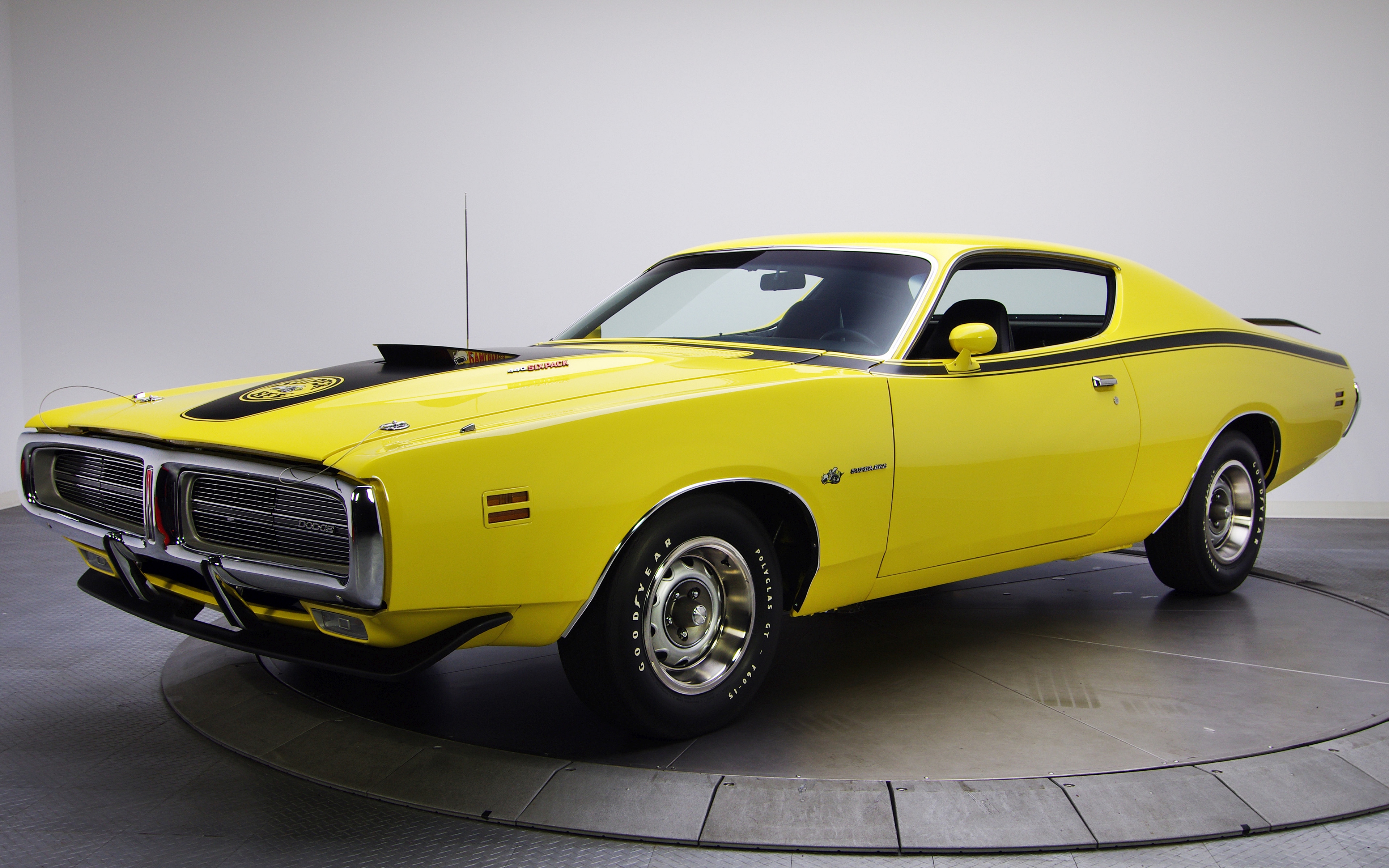 vehicles, dodge charger, dodge super bee, dodge, yellow car