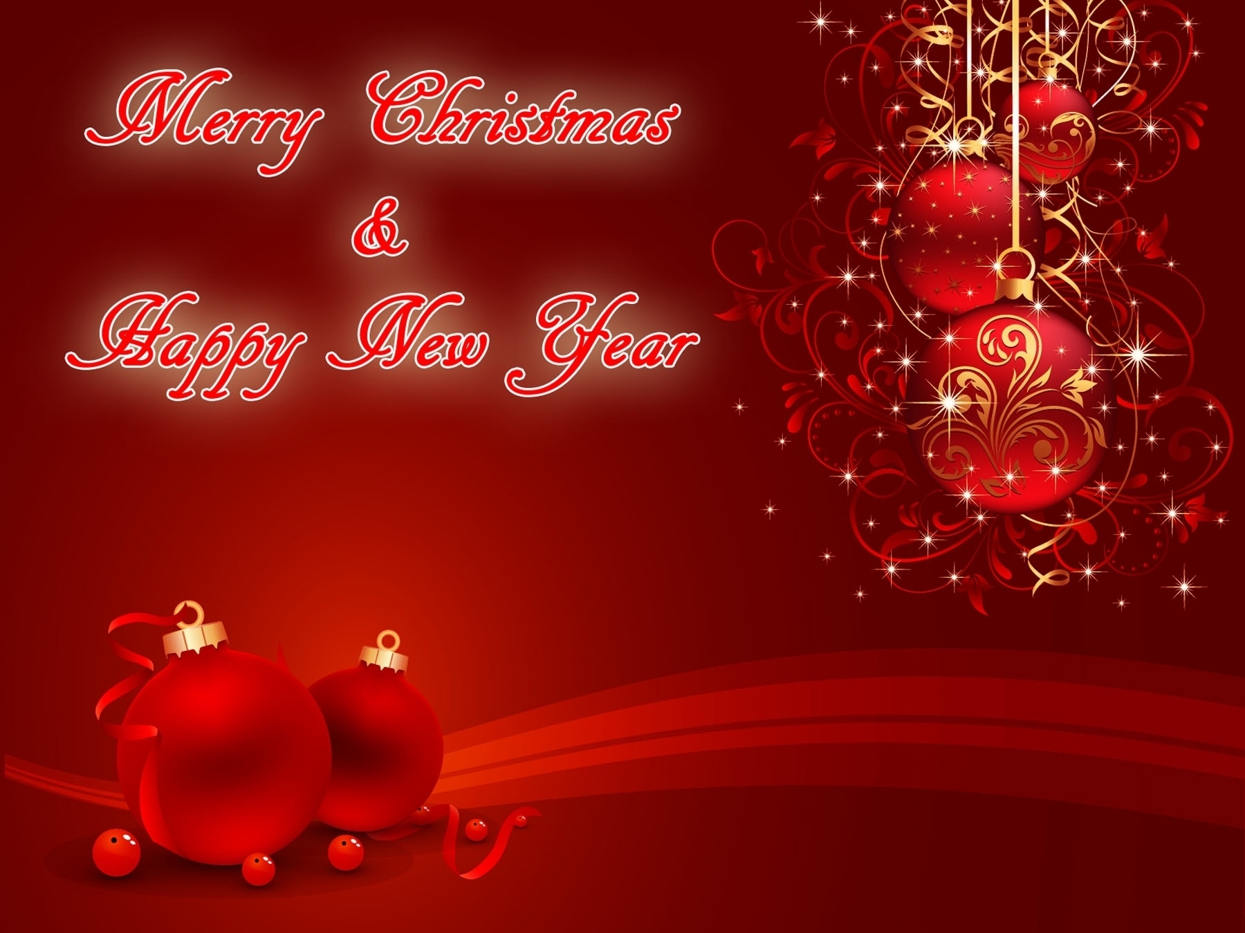 Download mobile wallpaper New Year, Christmas, Holiday, Decoration, Merry Christmas, Happy New Year for free.