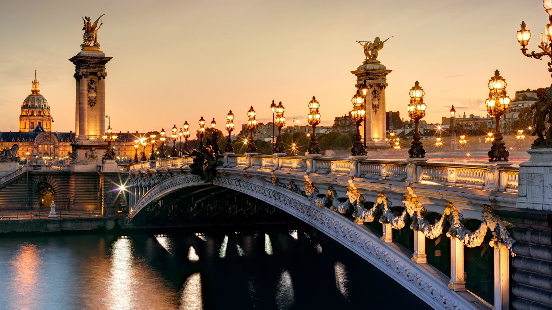 Download mobile wallpaper France, Bridge, Bridges, Man Made, Paris for free.