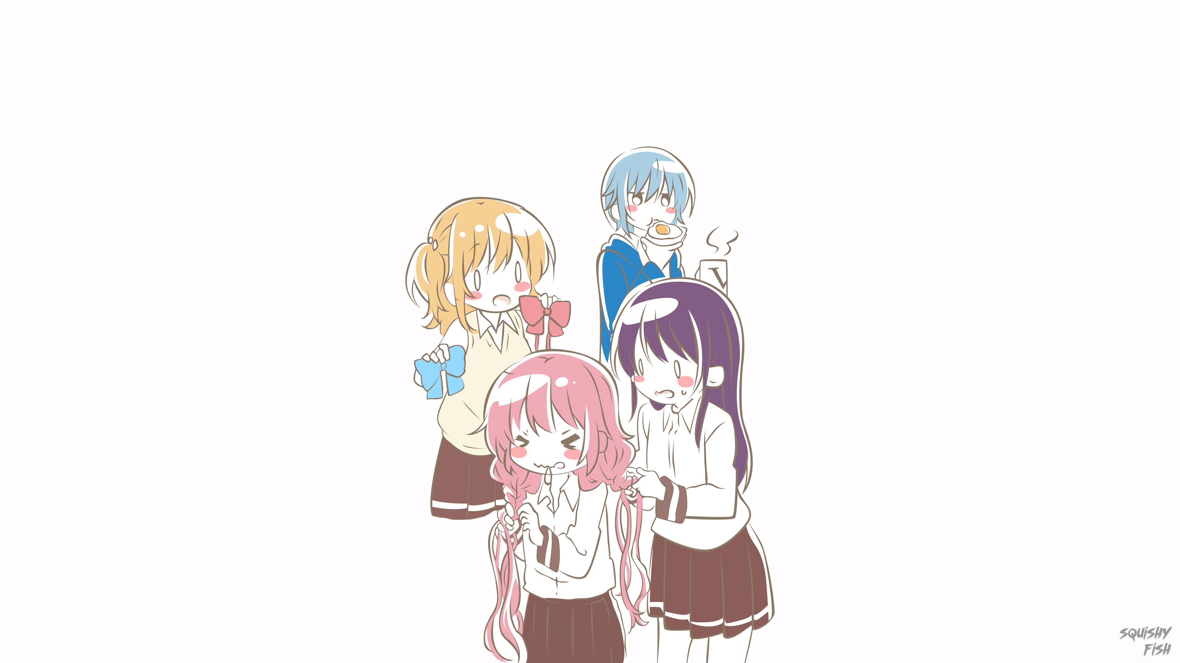 comic girls, anime, kaoruko moeta, koyume koizuka, ruki irokawa, tsubasa katsuki