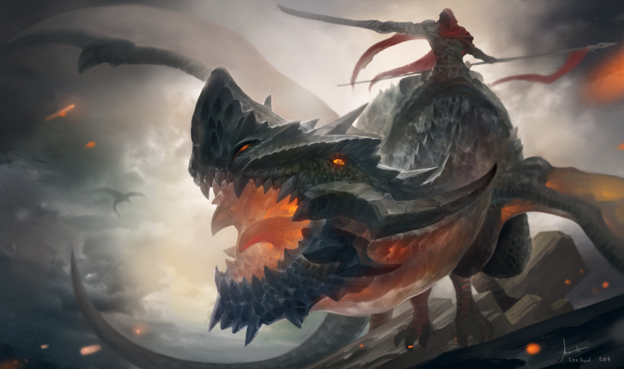 Free download wallpaper Fantasy, Dragon on your PC desktop