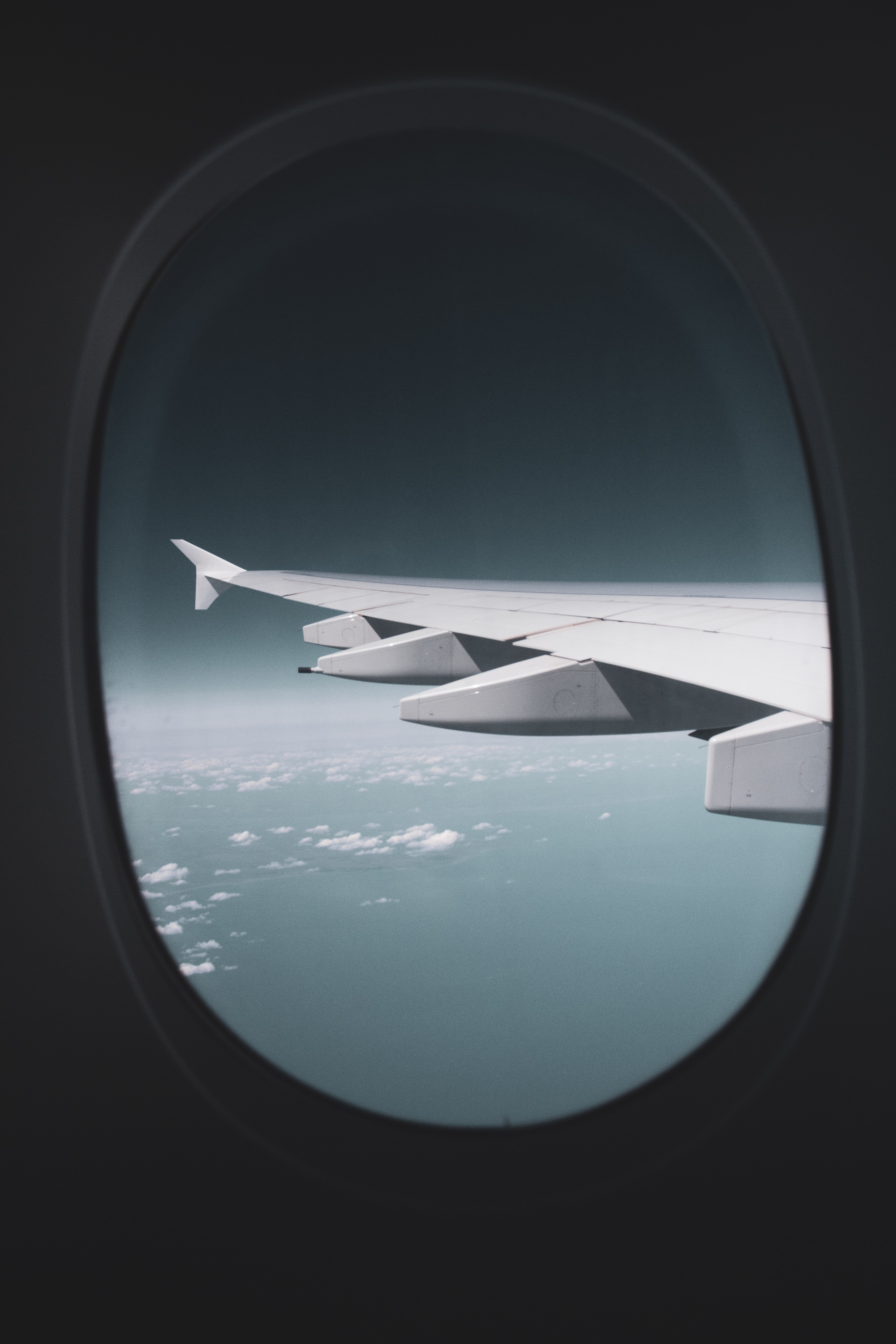 wing, miscellaneous, plane, miscellanea, window, porthole, airplane, view