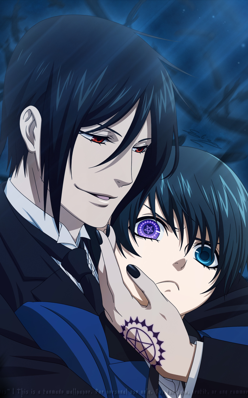 Handy-Wallpaper Animes, Black Butler kostenlos herunterladen.