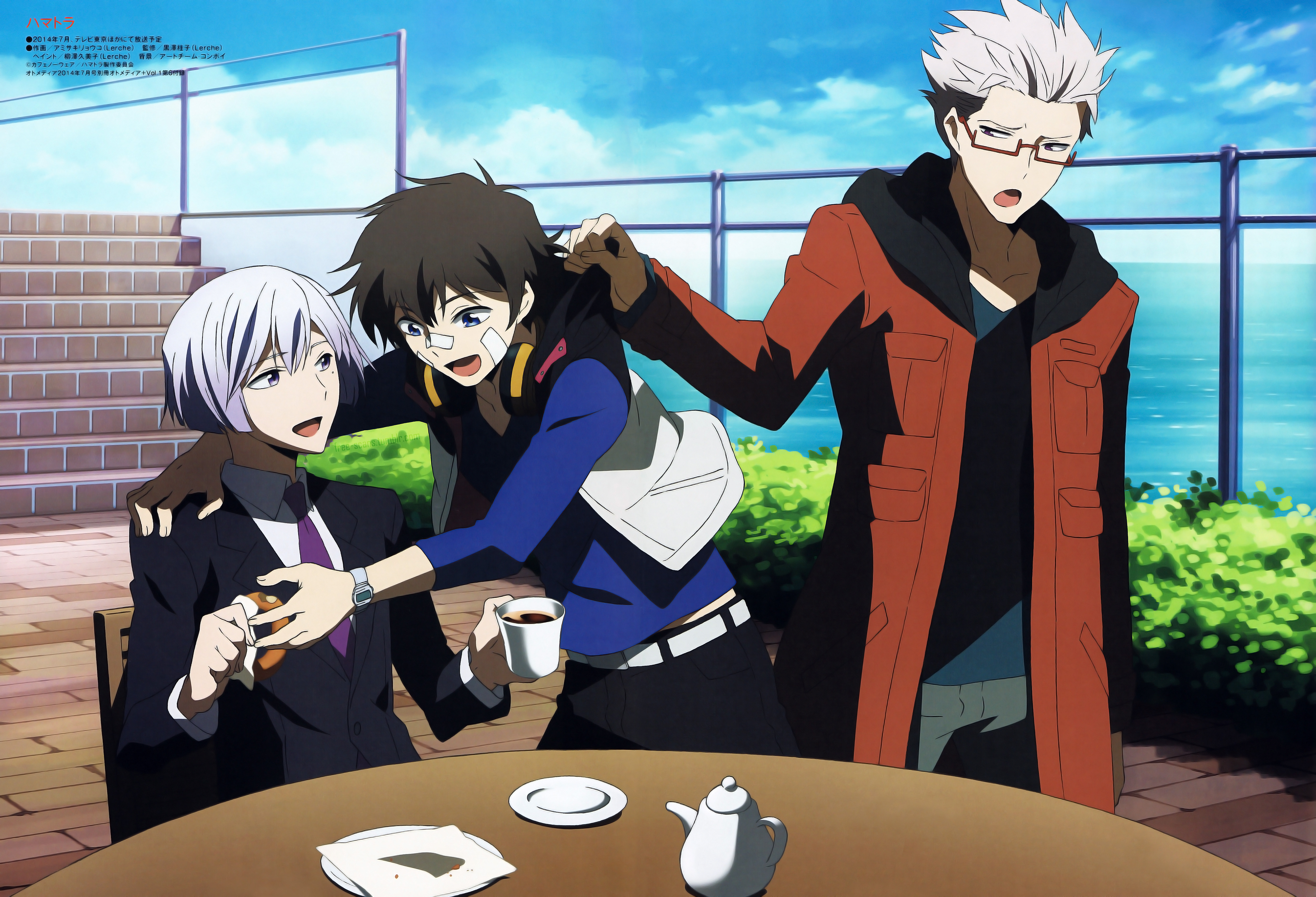 792378 Hintergrundbild herunterladen animes, re: hamatora - Bildschirmschoner und Bilder kostenlos