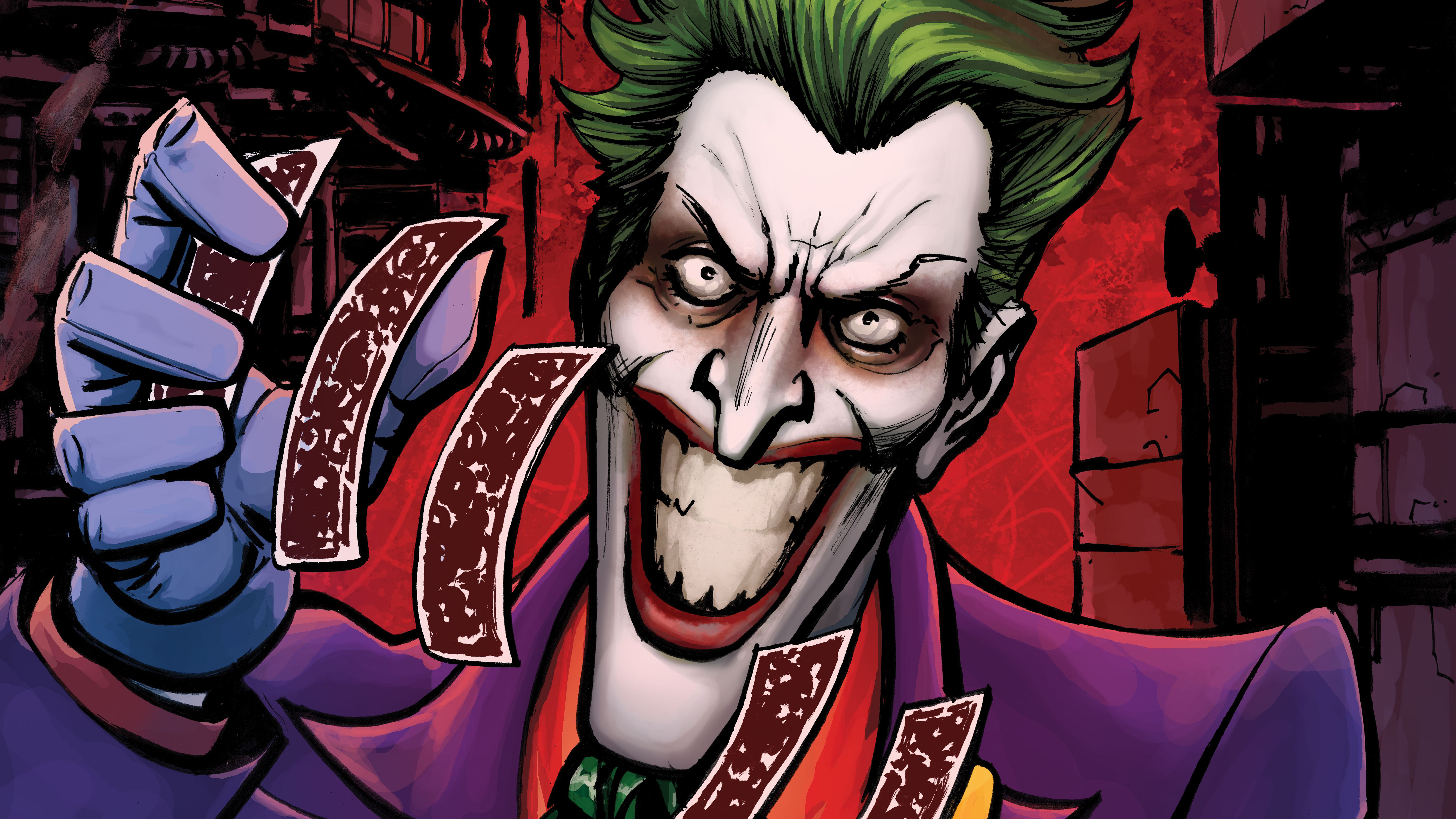 Handy-Wallpaper Joker, Comics, Dc Comics kostenlos herunterladen.