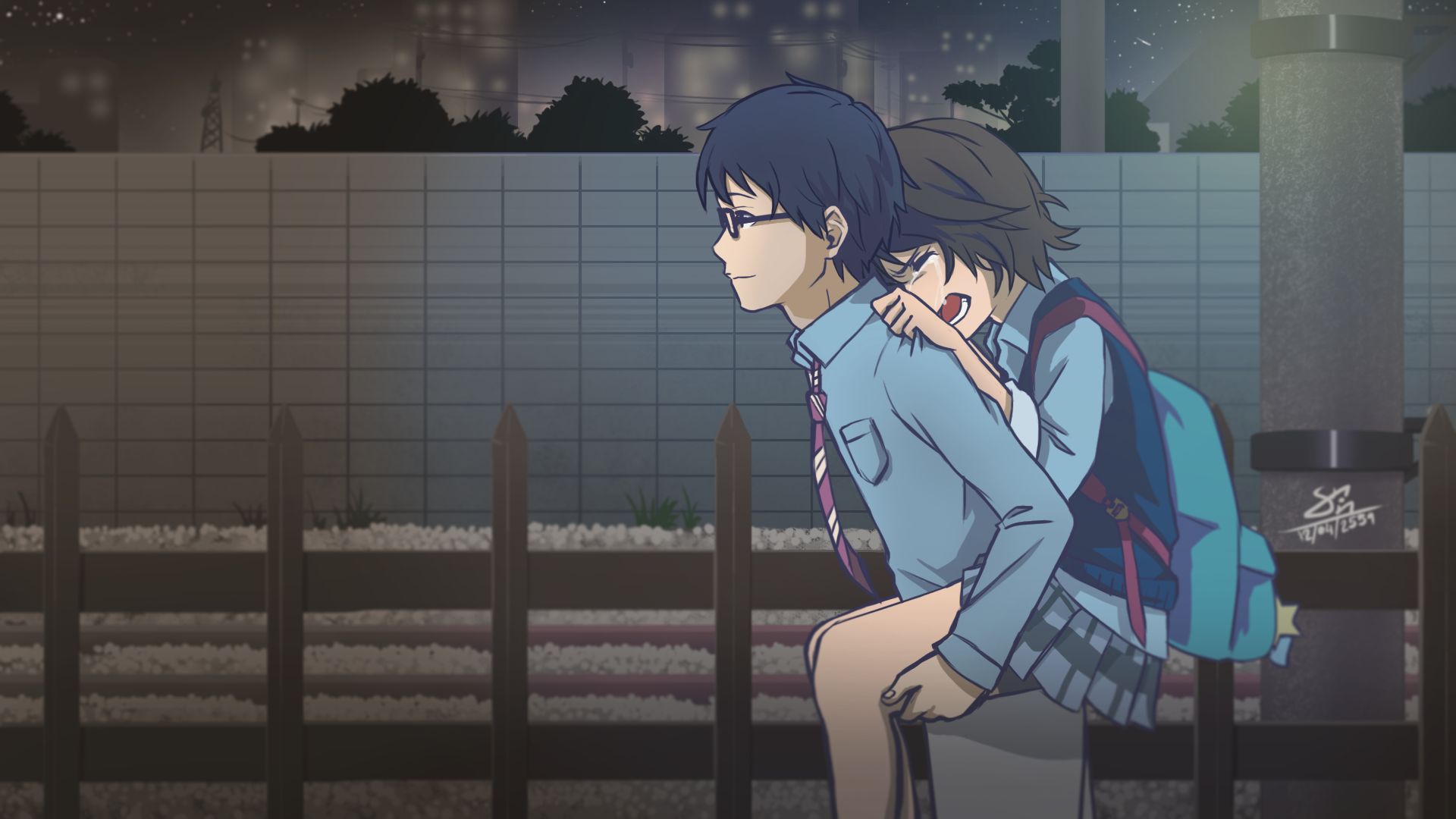 Descarga gratuita de fondo de pantalla para móvil de Animado, Shigatsu Wa Kimi No Uso.