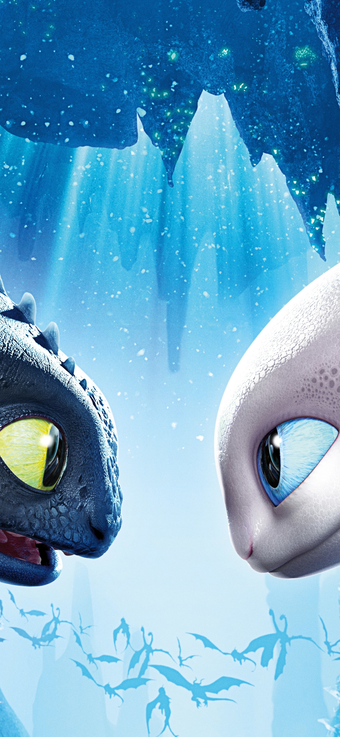Download mobile wallpaper Movie, Toothless (How To Train Your Dragon), How To Train Your Dragon, How To Train Your Dragon: The Hidden World, White Night Fury for free.