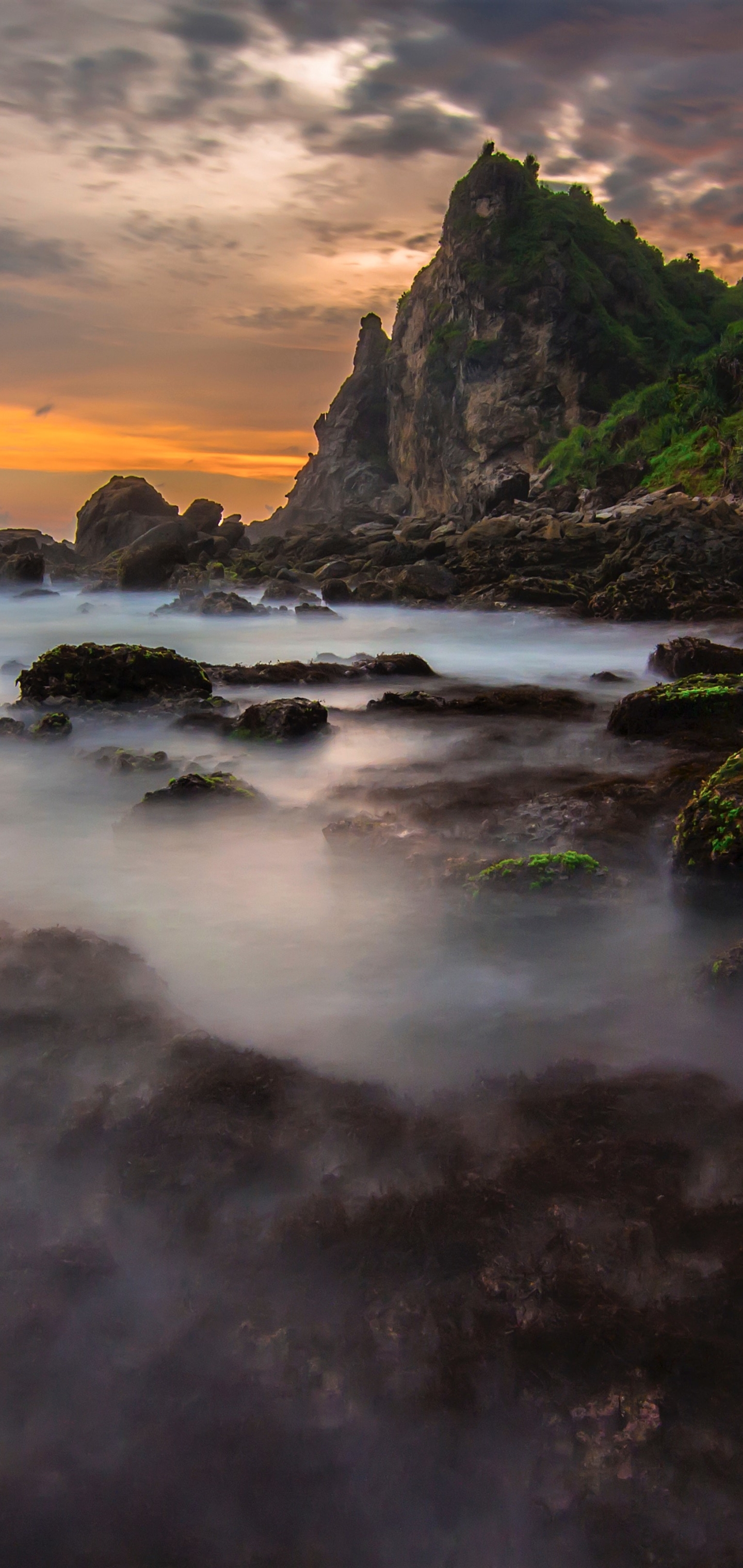 Descarga gratuita de fondo de pantalla para móvil de Costa, Atardecer, Tierra/naturaleza, Puesta De Sol.