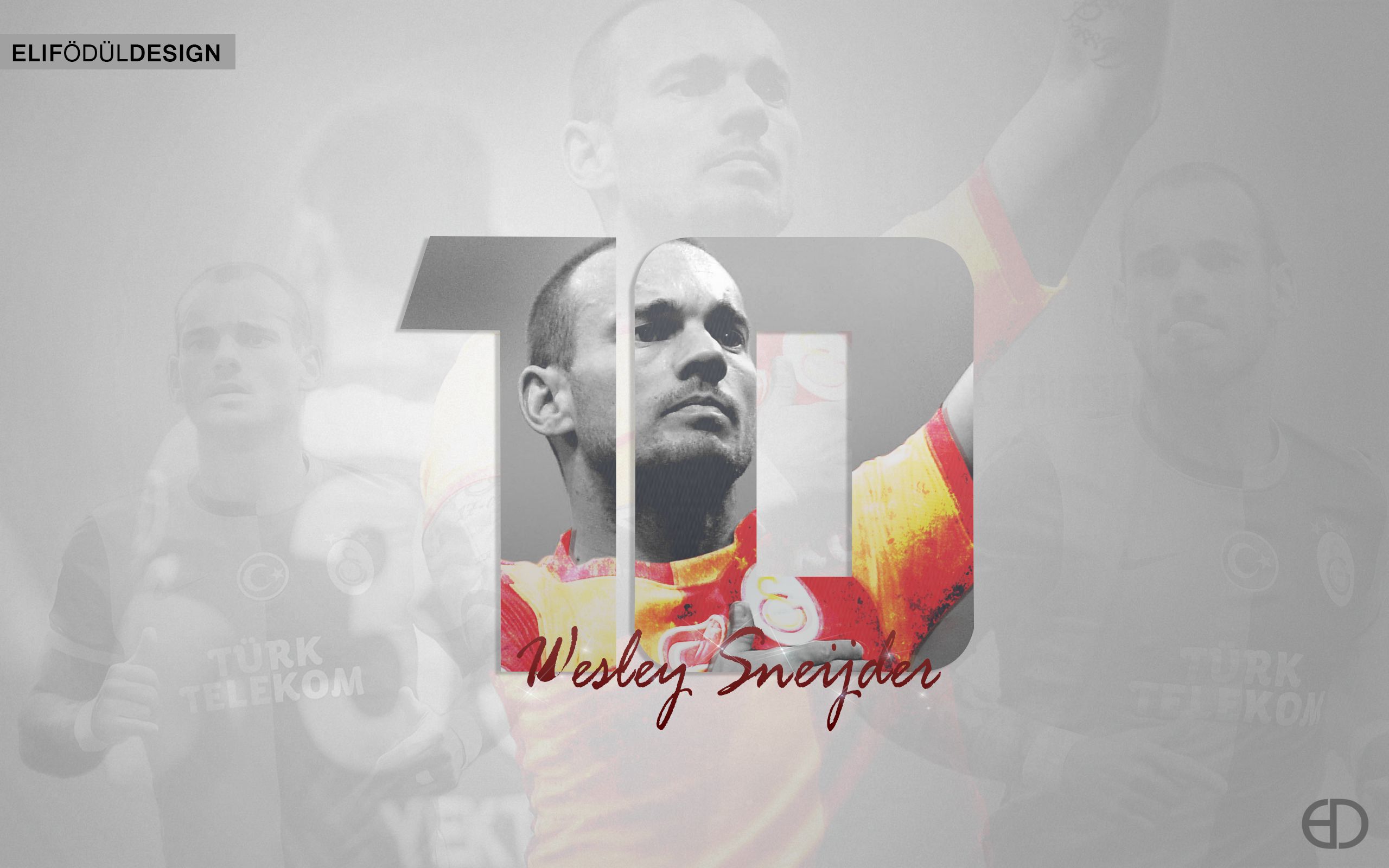 Téléchargez des papiers peints mobile Des Sports, Football, Galatasaray Sk, Wesley Sneijder gratuitement.