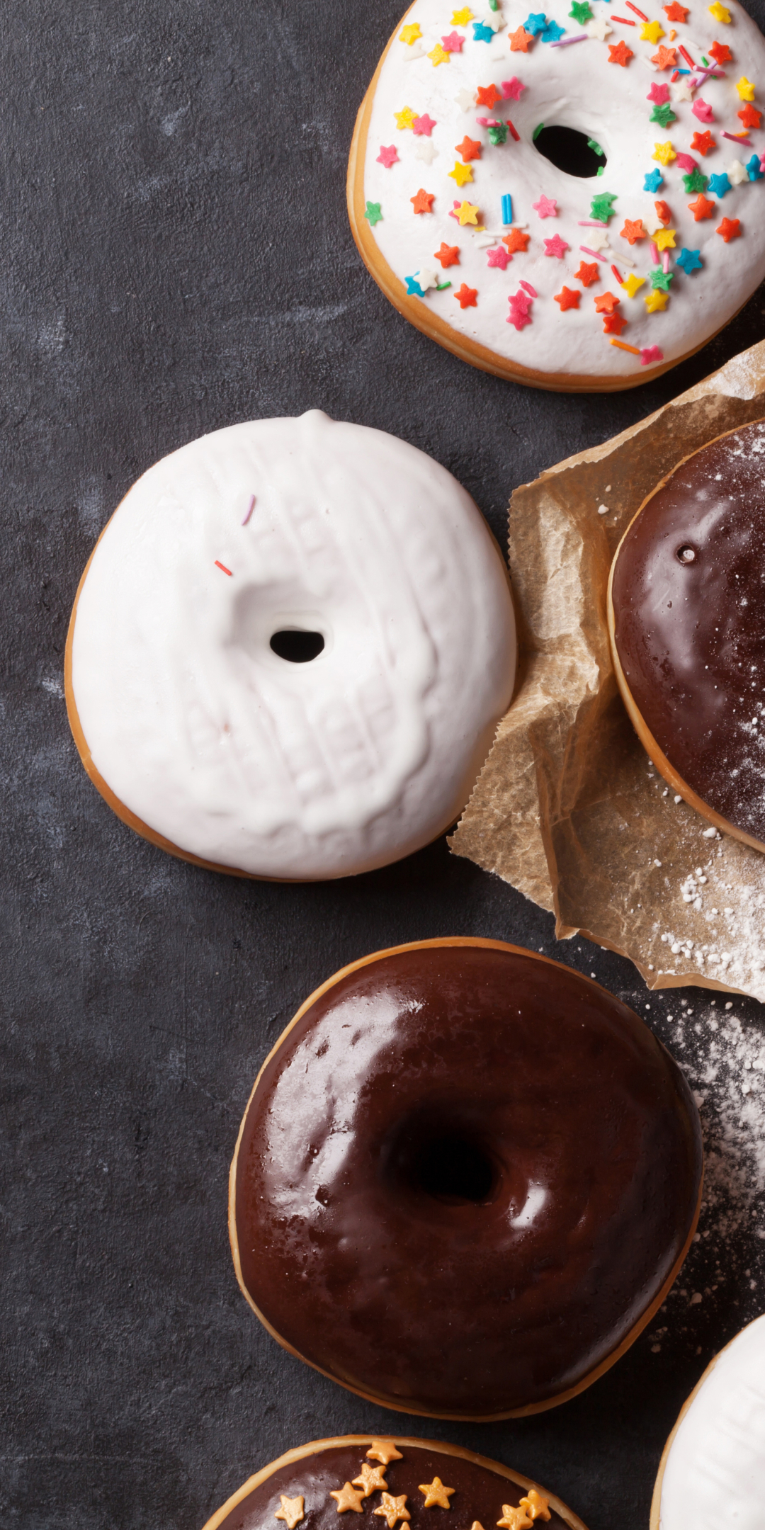 Descarga gratuita de fondo de pantalla para móvil de Dulces, Alimento, Donut.