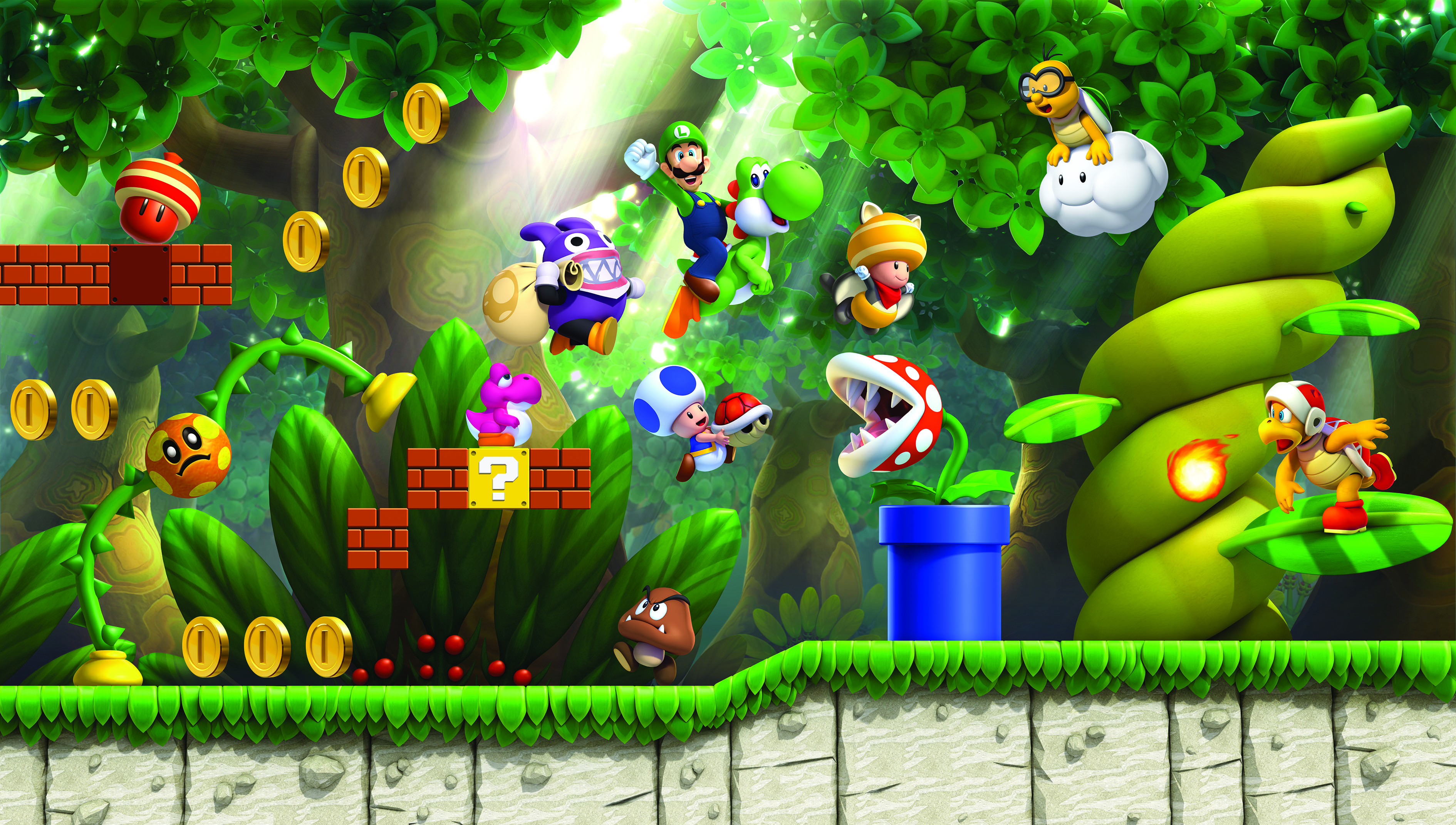 Baixar papéis de parede de desktop New Super Luigi U HD