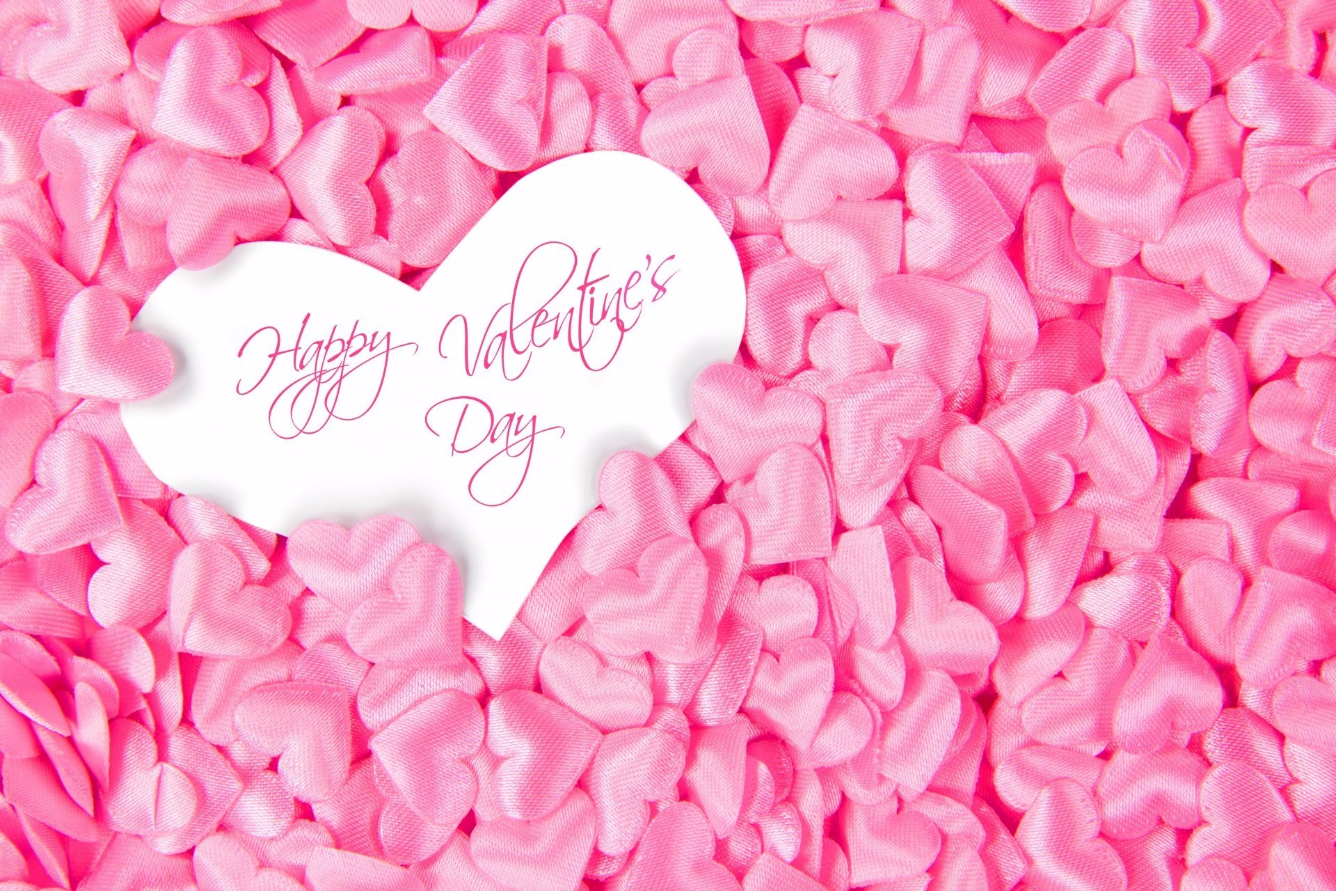 Скачати мобільні шпалери День Святого Валентина, Свято, Рожевий, Серце, Щасливого Дня Святого Валентина безкоштовно.
