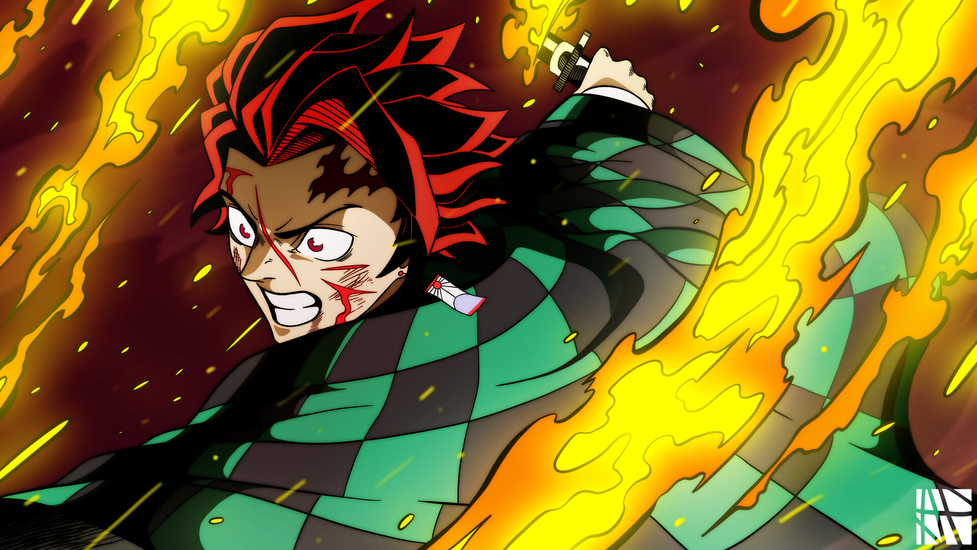 Free download wallpaper Anime, Demon Slayer: Kimetsu No Yaiba, Tanjiro Kamado on your PC desktop