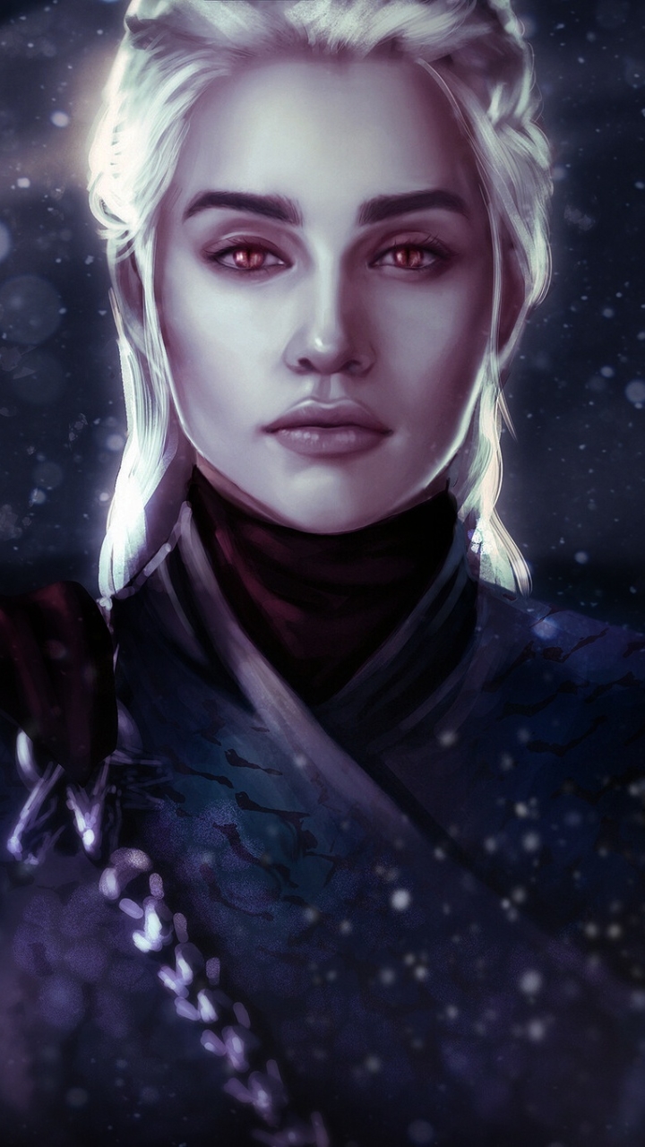 Download mobile wallpaper Game Of Thrones, Tv Show, White Hair, Daenerys Targaryen for free.