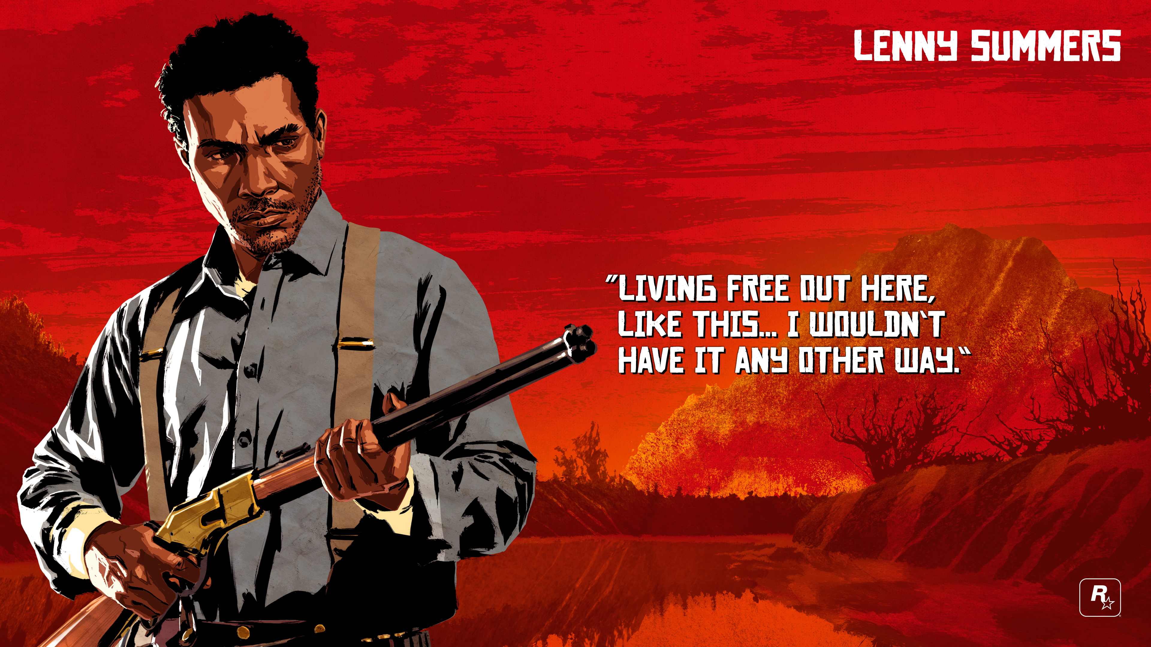 Download mobile wallpaper Video Game, Red Dead Redemption 2, Red Dead, Lenny Summers for free.