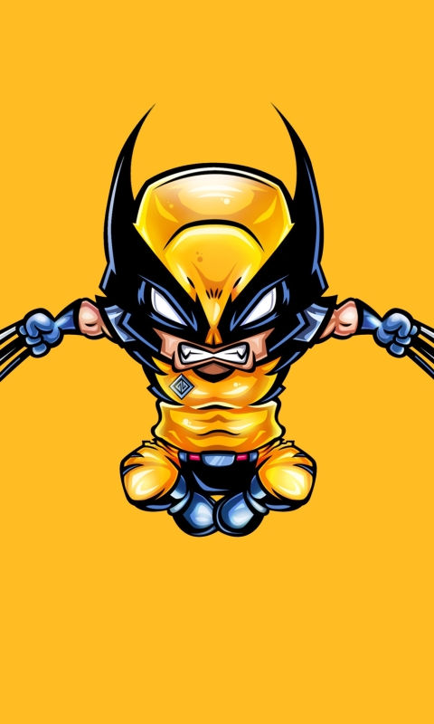 Download mobile wallpaper X Men, Wolverine, Comics, Minimalist for free.