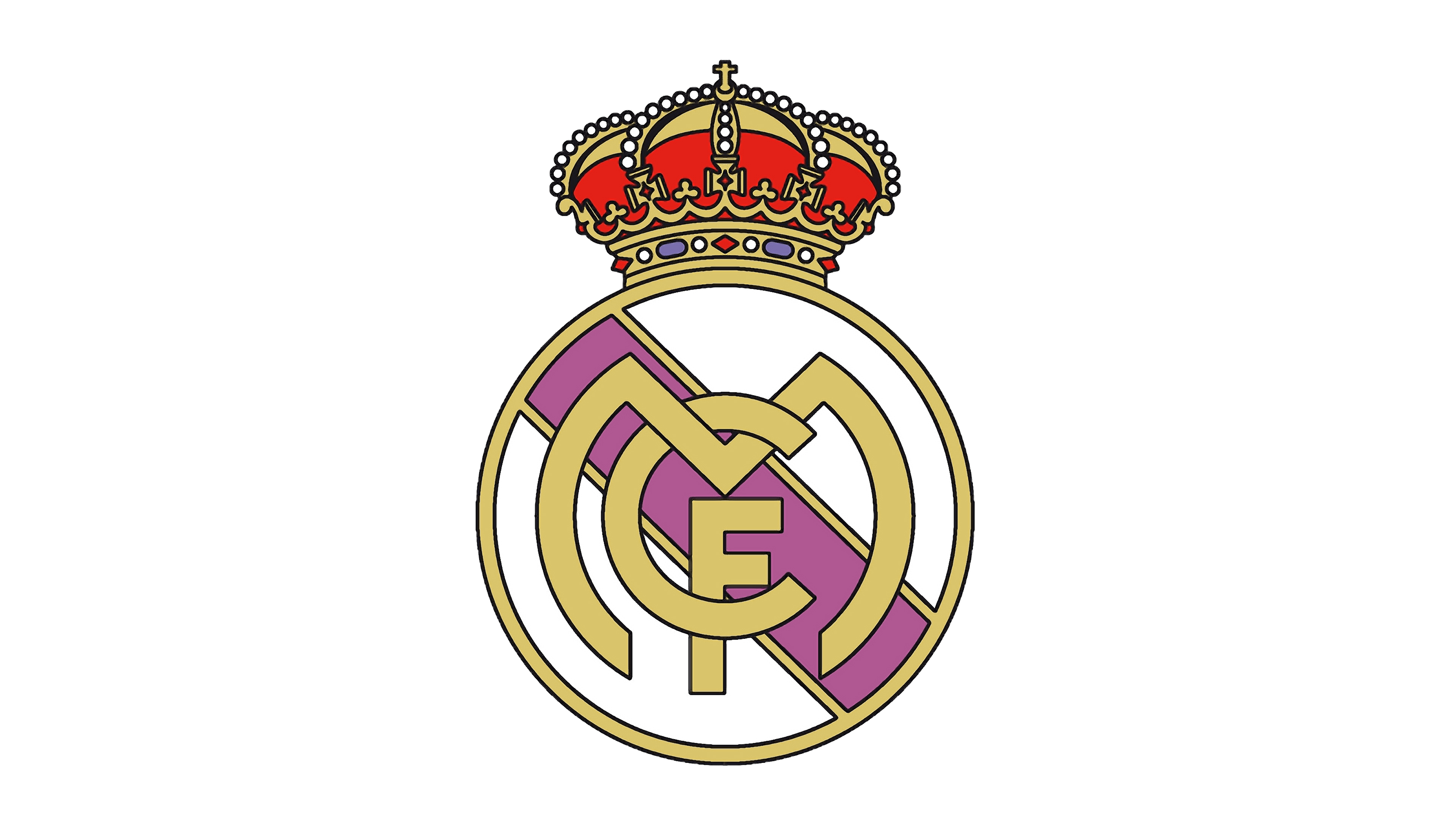 無料モバイル壁紙スポーツ, サッカー, ロゴ, 象徴, レアル・マドリード C Fをダウンロードします。