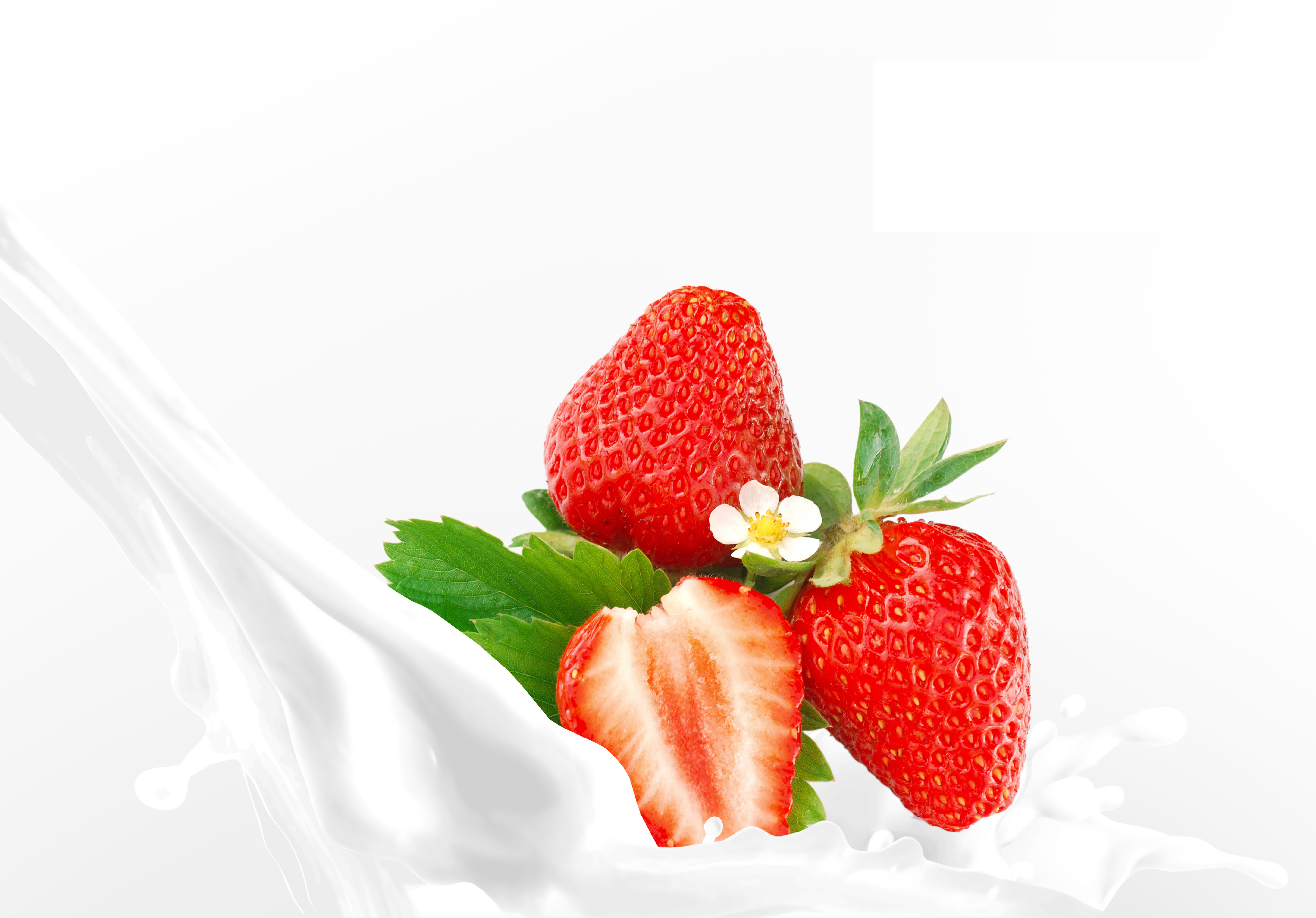 Descarga gratuita de fondo de pantalla para móvil de Frutas, Fresa, Baya, Fruta, Leche, Alimento.