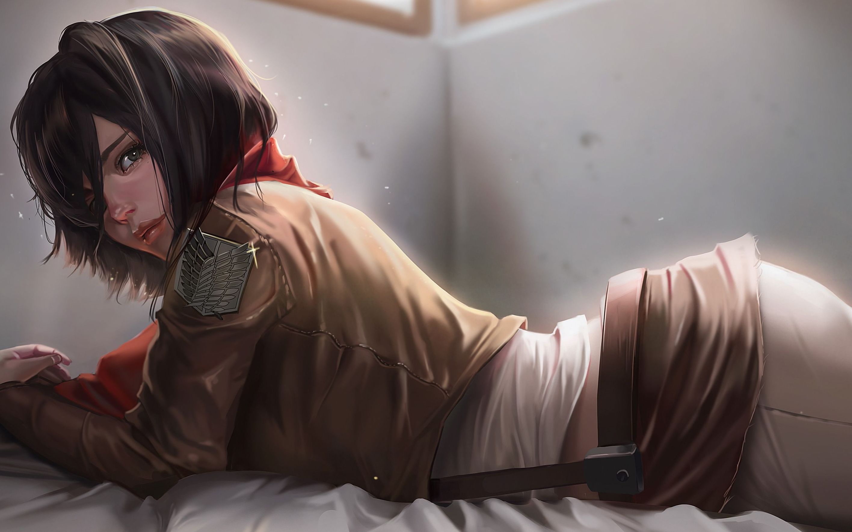 Handy-Wallpaper Animes, Mikasa Ackermann, Attack On Titan kostenlos herunterladen.