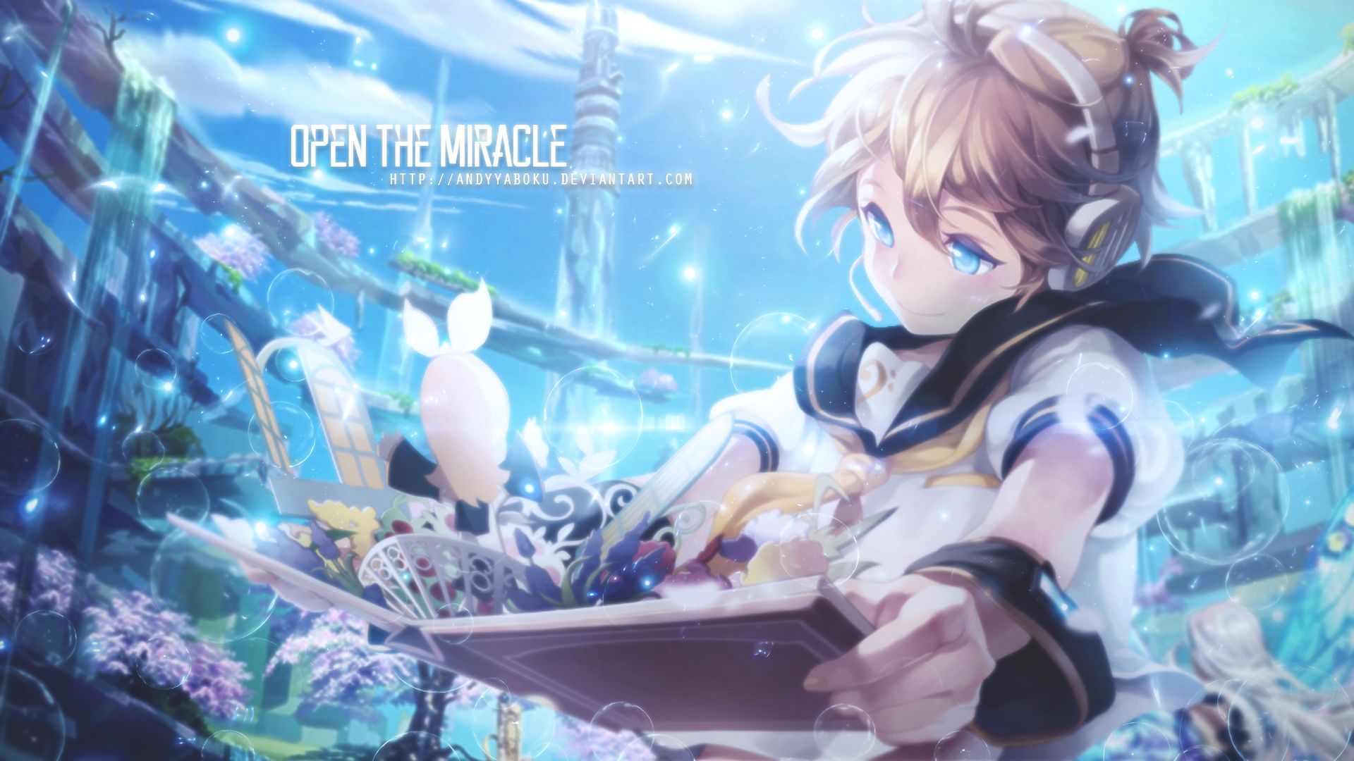 Descarga gratuita de fondo de pantalla para móvil de Vocaloid, Animado, Len Kagamine.