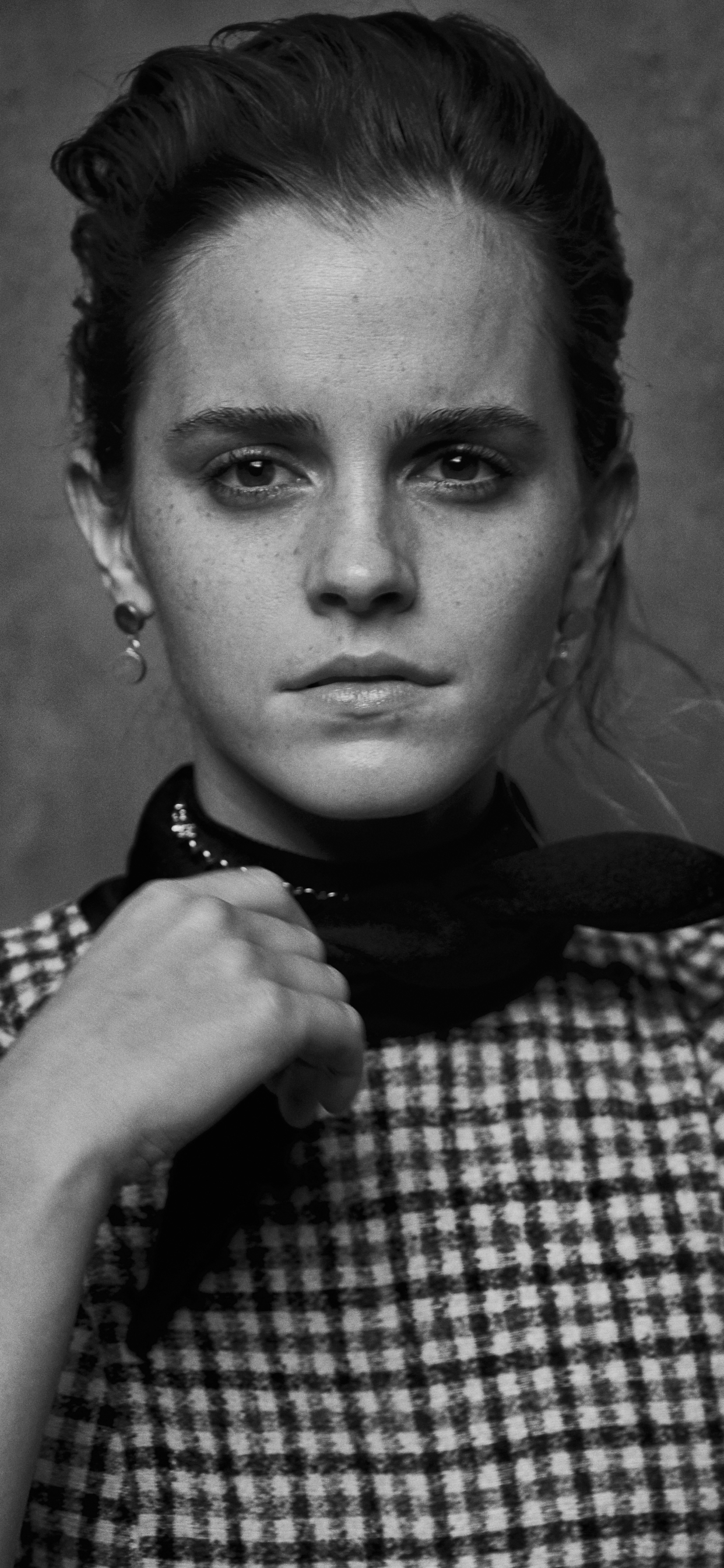 Handy-Wallpaper Emma Watson, Englisch, Schwarz Weiß, Schwarz Weiss, Berühmtheiten, Darstellerin kostenlos herunterladen.