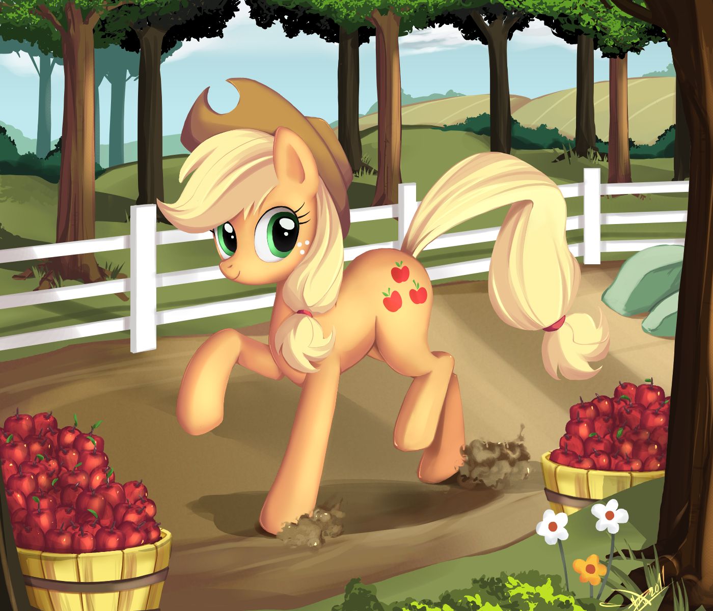 Descarga gratuita de fondo de pantalla para móvil de Applejack (Mi Pequeño Pony), My Little Pony: La Magia De La Amistad, Mi Pequeño Pony, Series De Televisión.